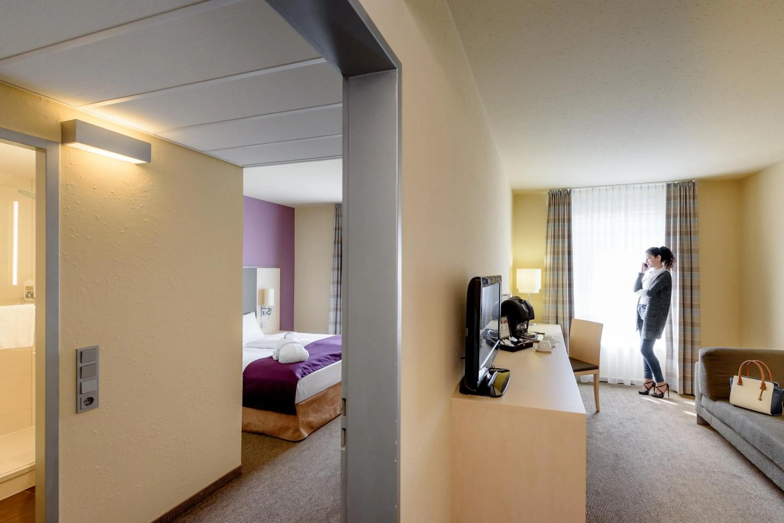 Photo of the whole room, Bed in Mercure Hotel Berlin City West
