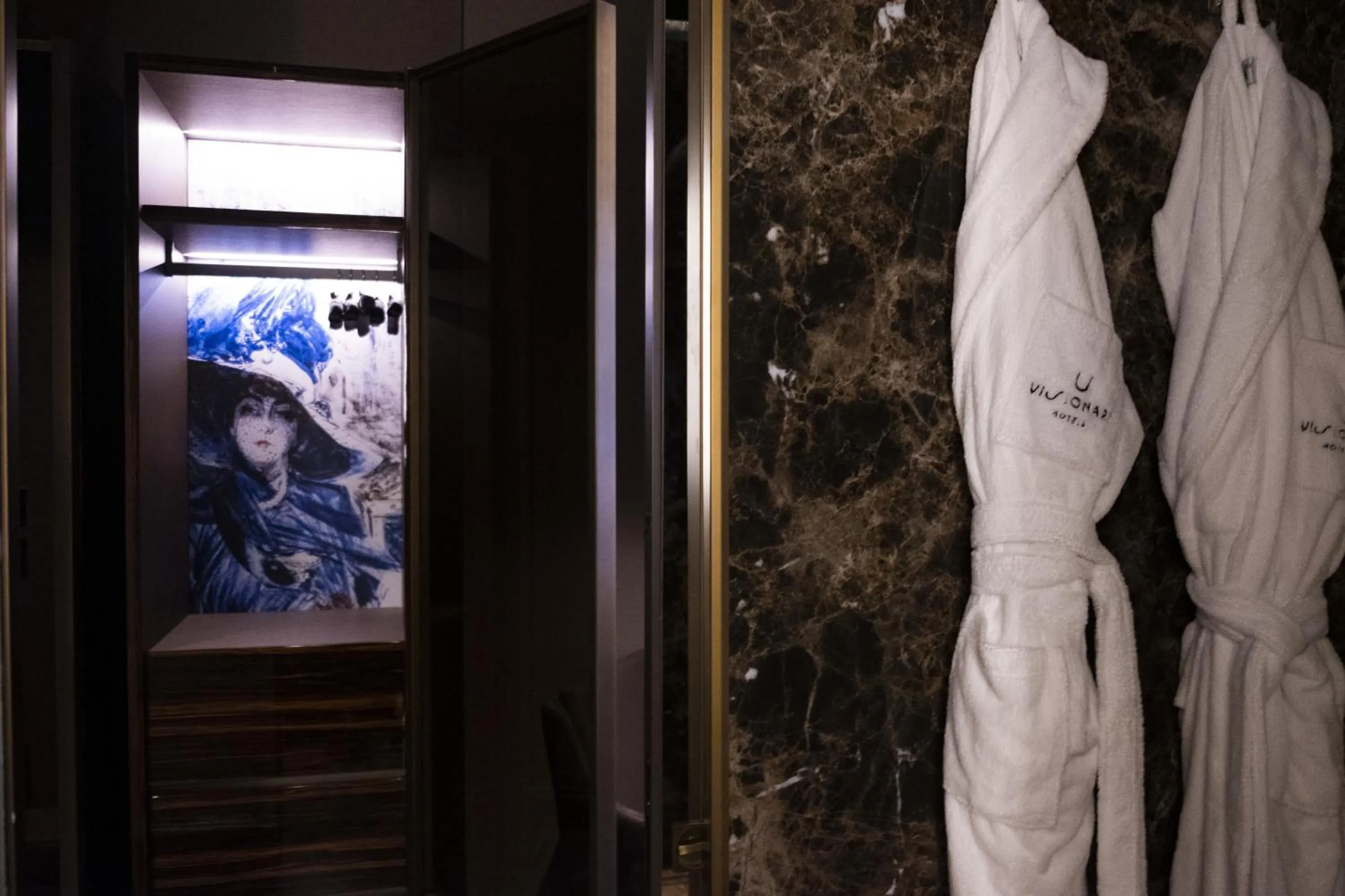 Decorative detail in U-Visionary Roma Hotel