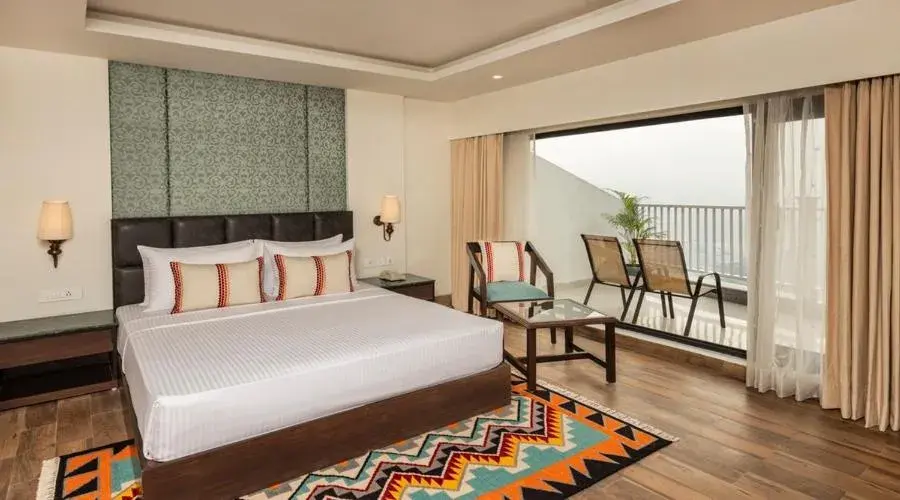 Bed in Lemon Tree Premier, Rishikesh Bed in Lemon Tree Premier, Rishikesh