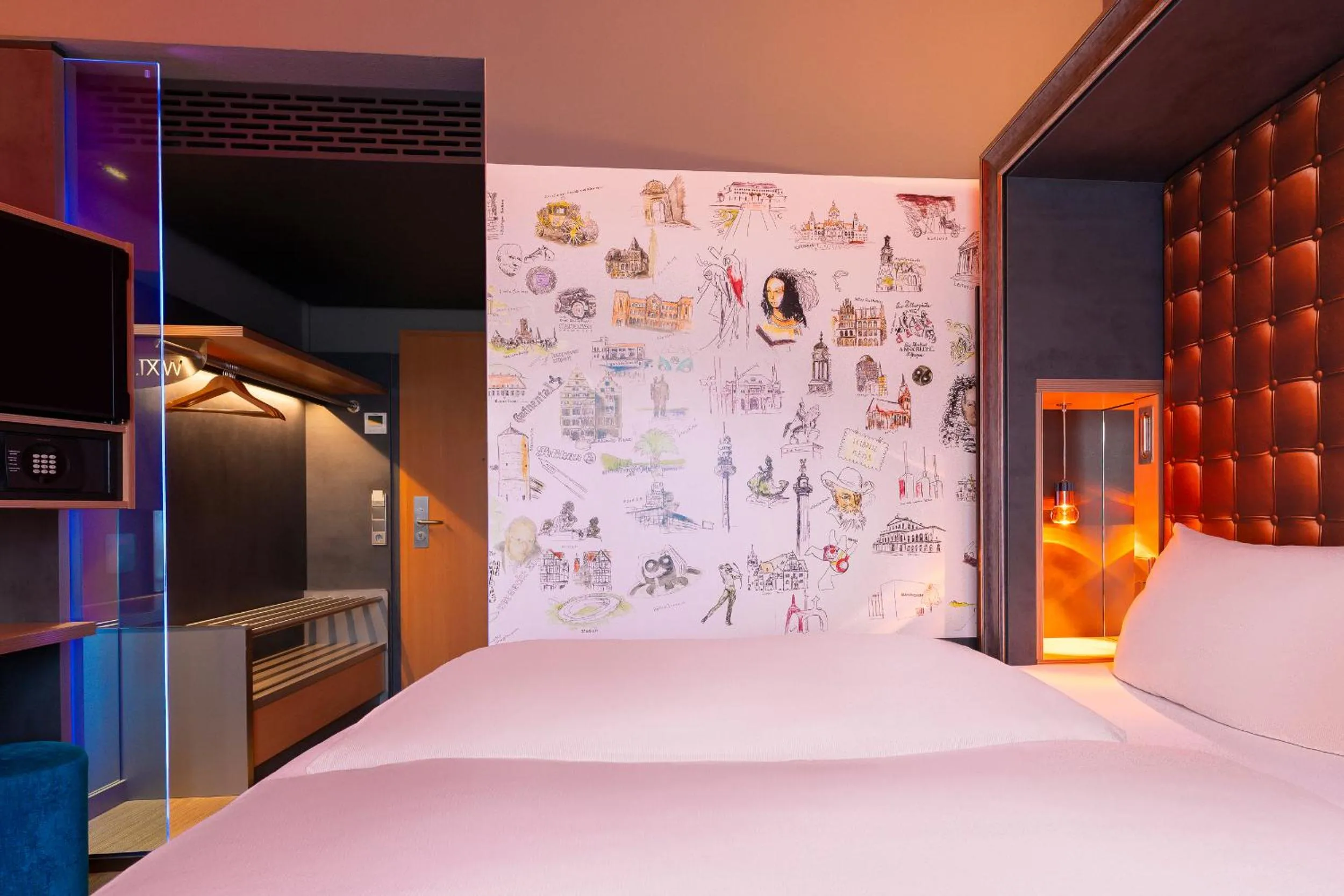 Bed in Designhotel + CongressCentrum Wienecke XI.