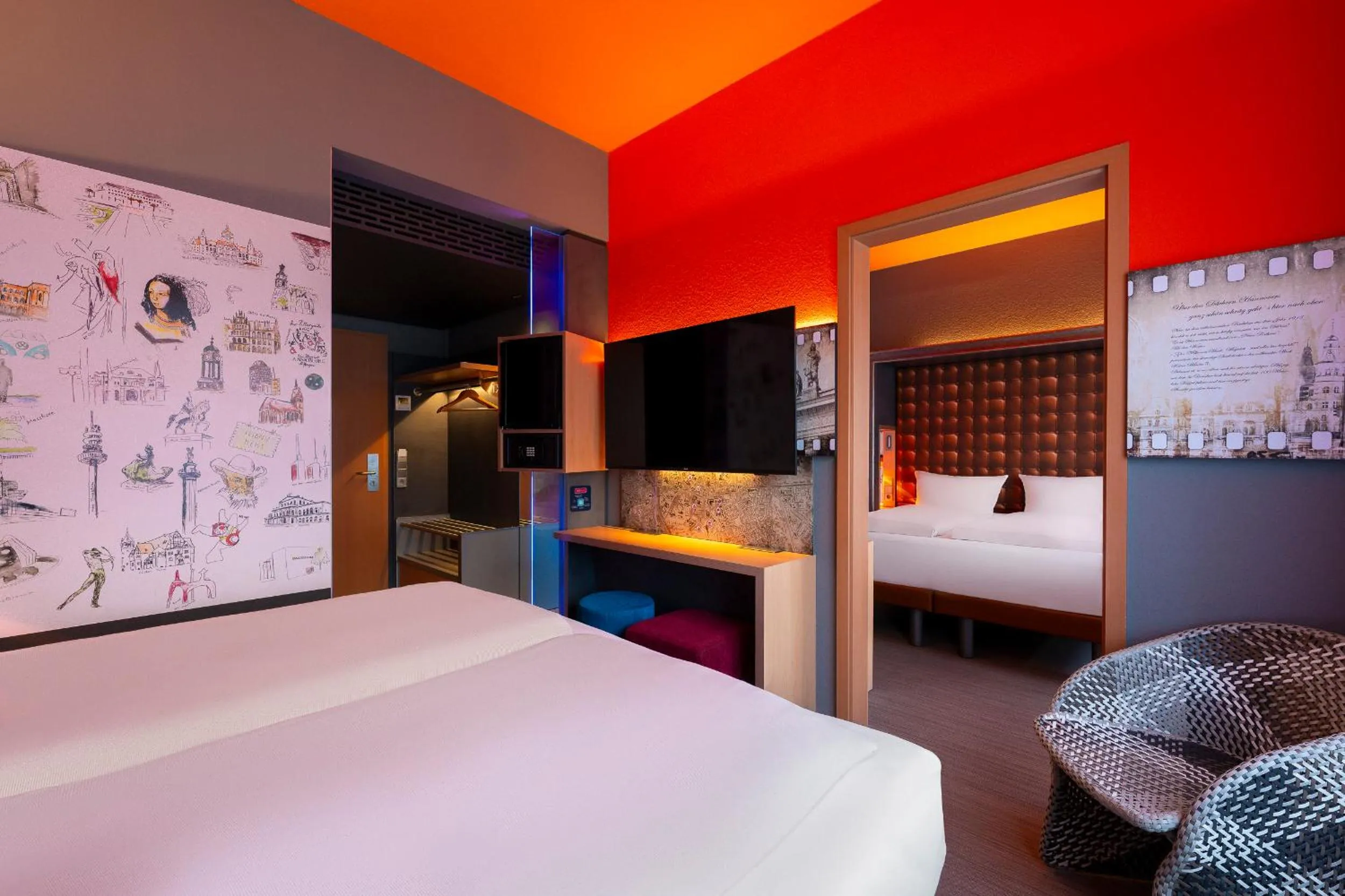 Bed in Designhotel + CongressCentrum Wienecke XI.