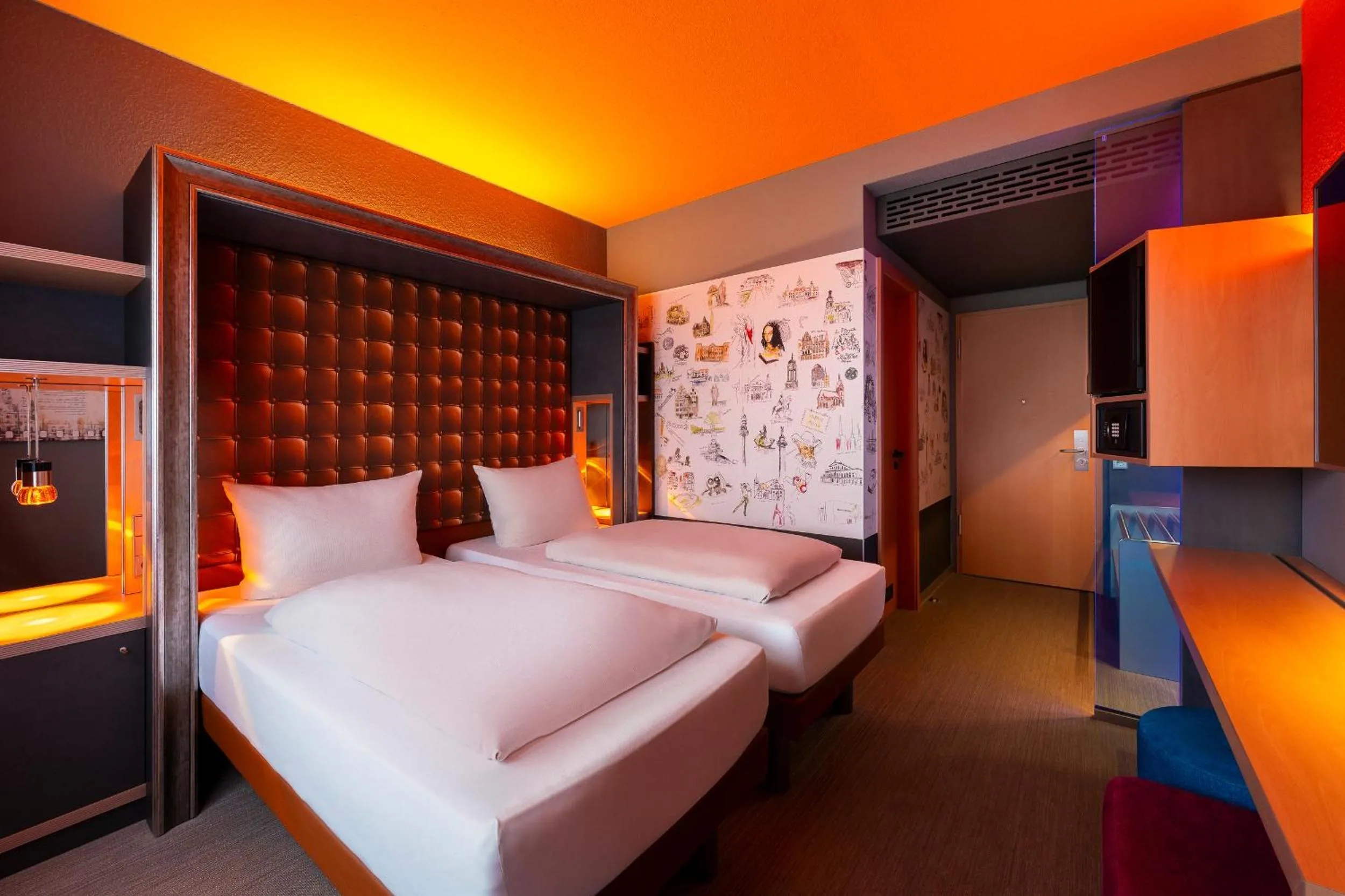 Bed in Designhotel + CongressCentrum Wienecke XI.