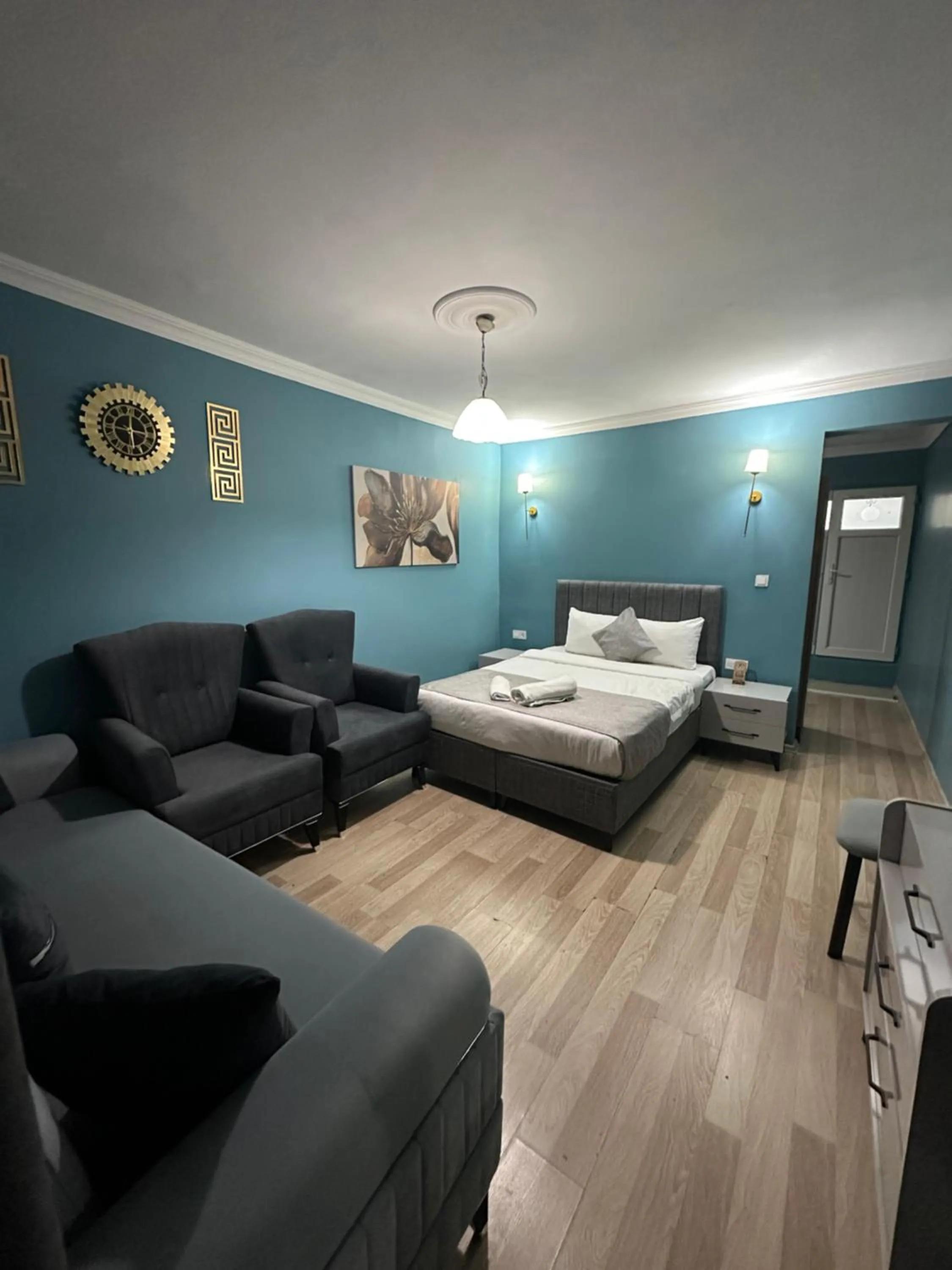 Bed in Ada Apart Hotel