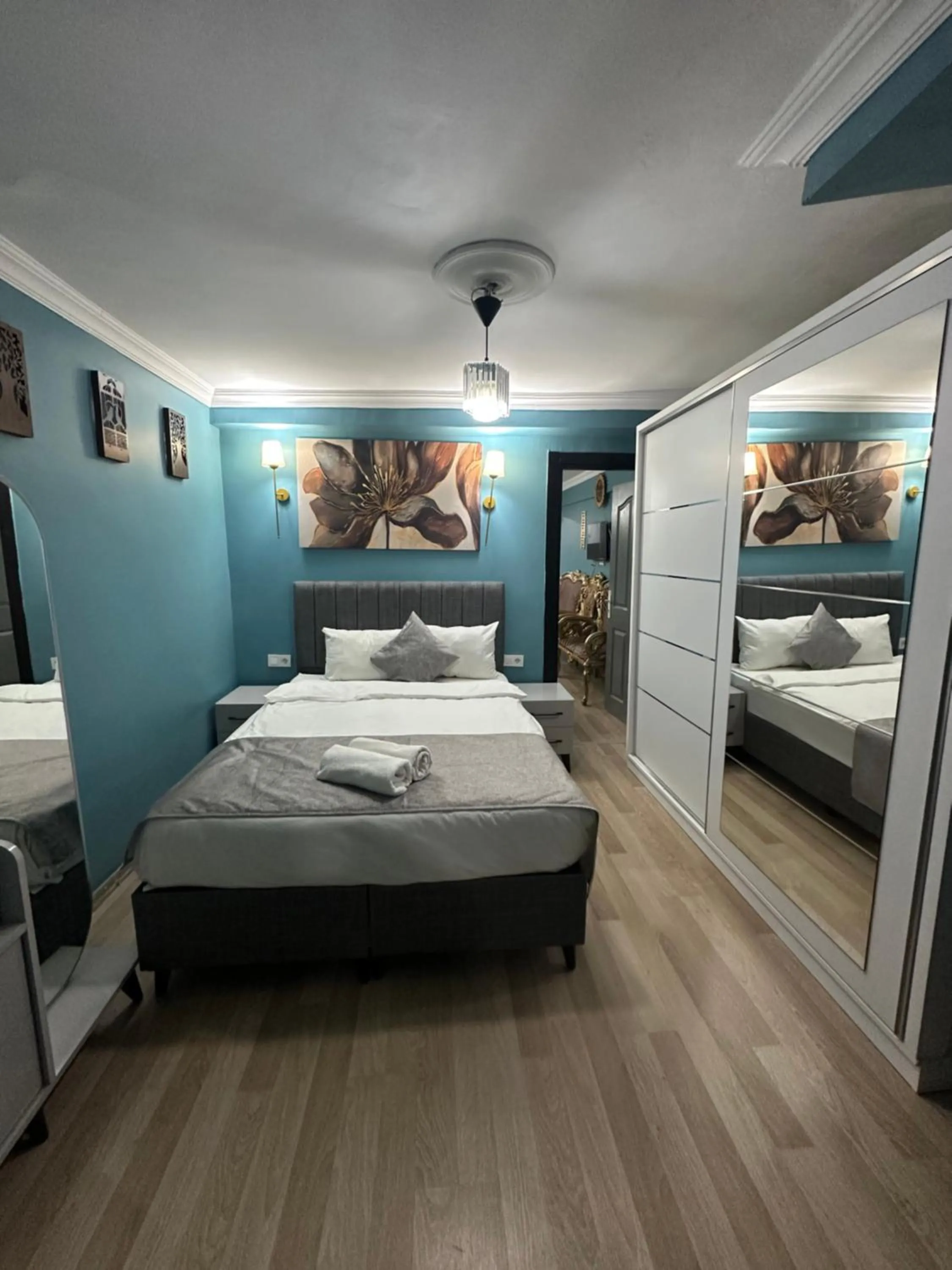Bed in Ada Apart Hotel