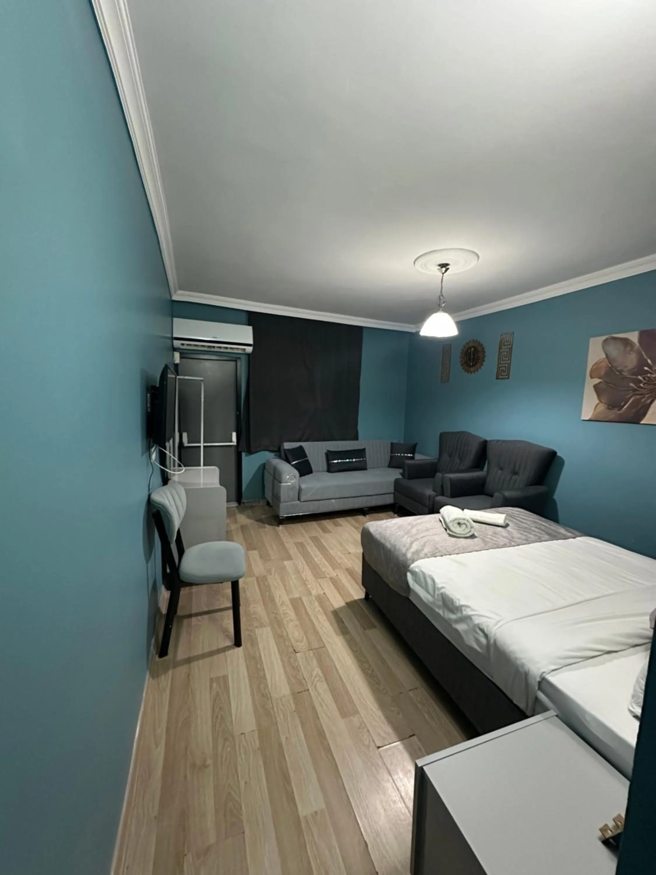 Bed in Ada Apart Hotel