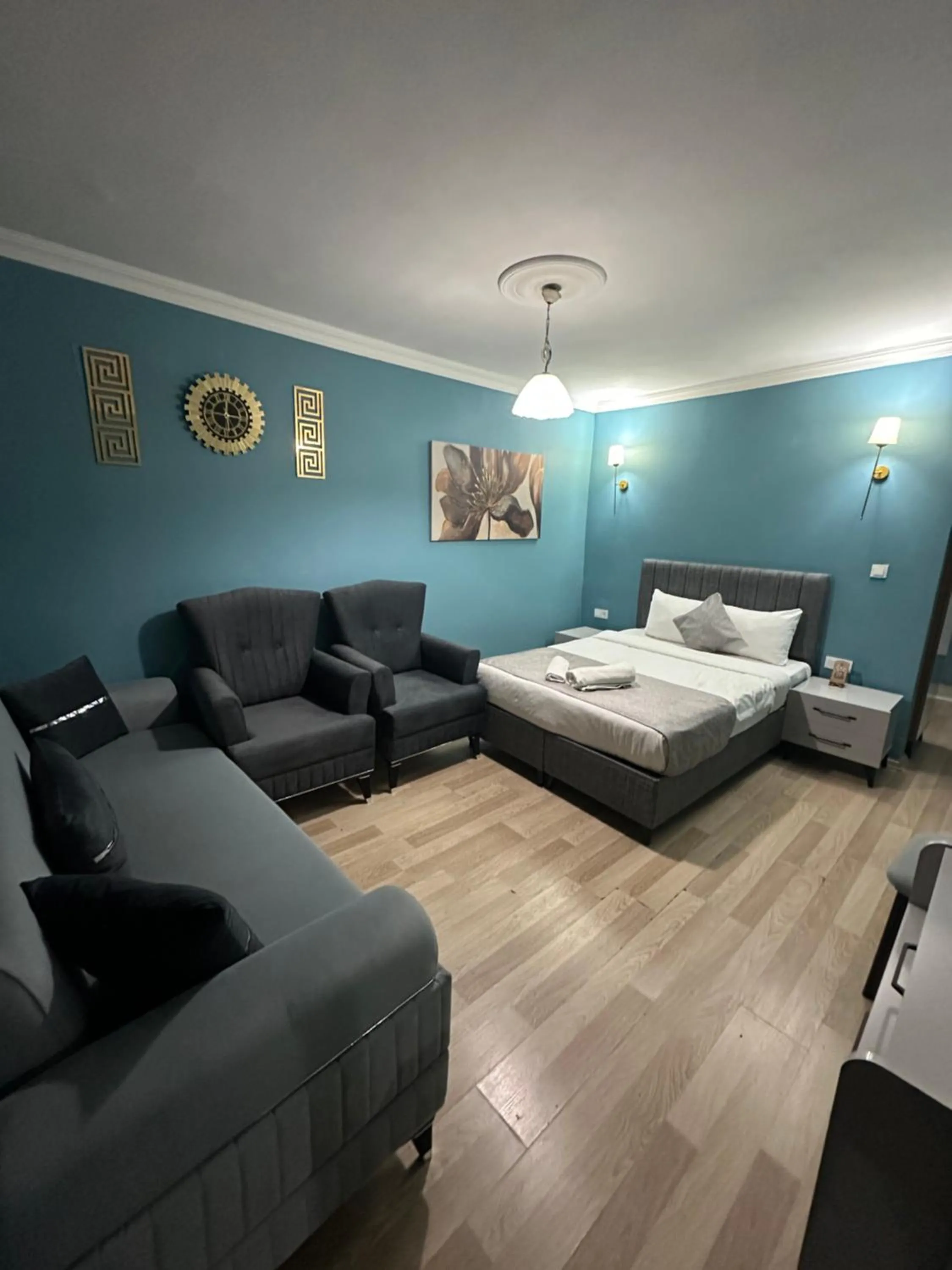 Bed in Ada Apart Hotel