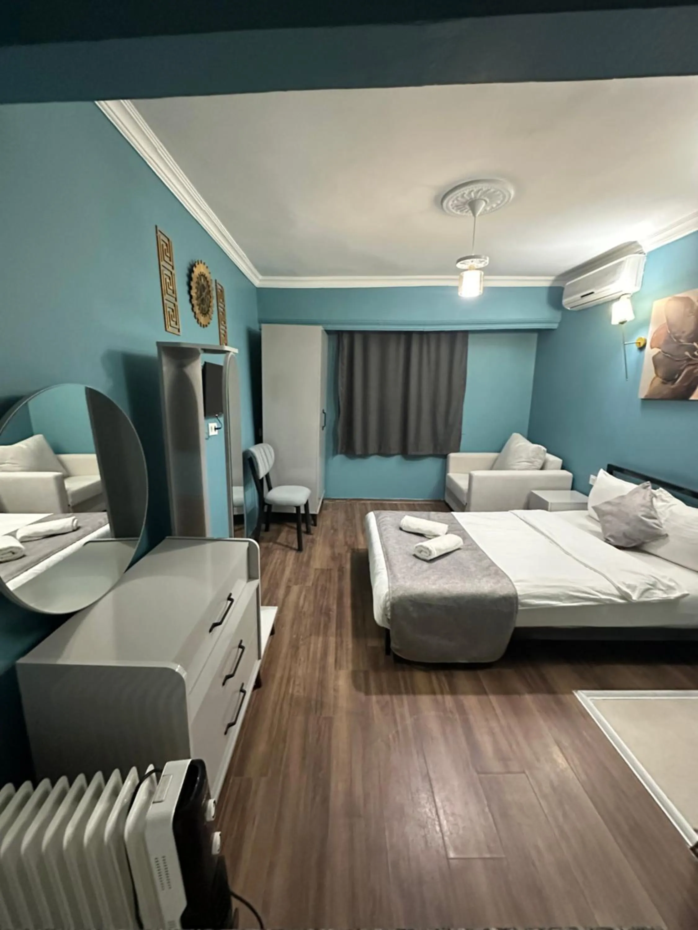Bed in Ada Apart Hotel