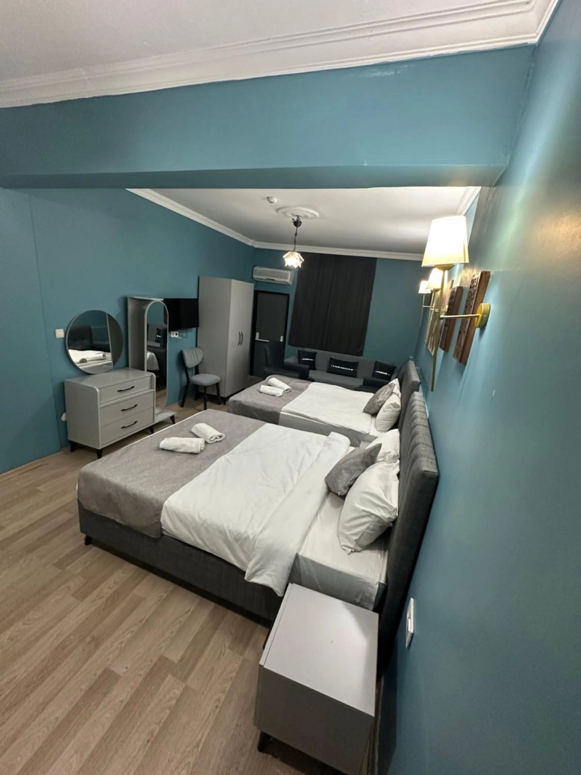 Bed in Ada Apart Hotel