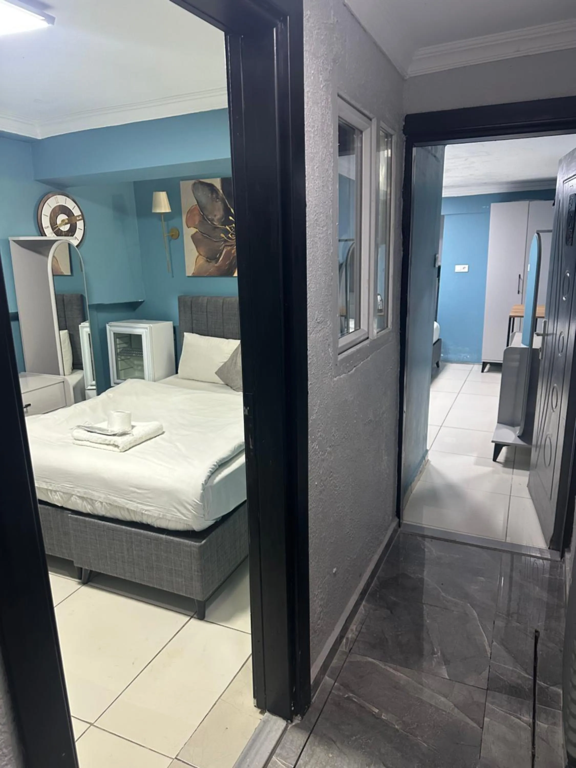 Bed in Ada Apart Hotel