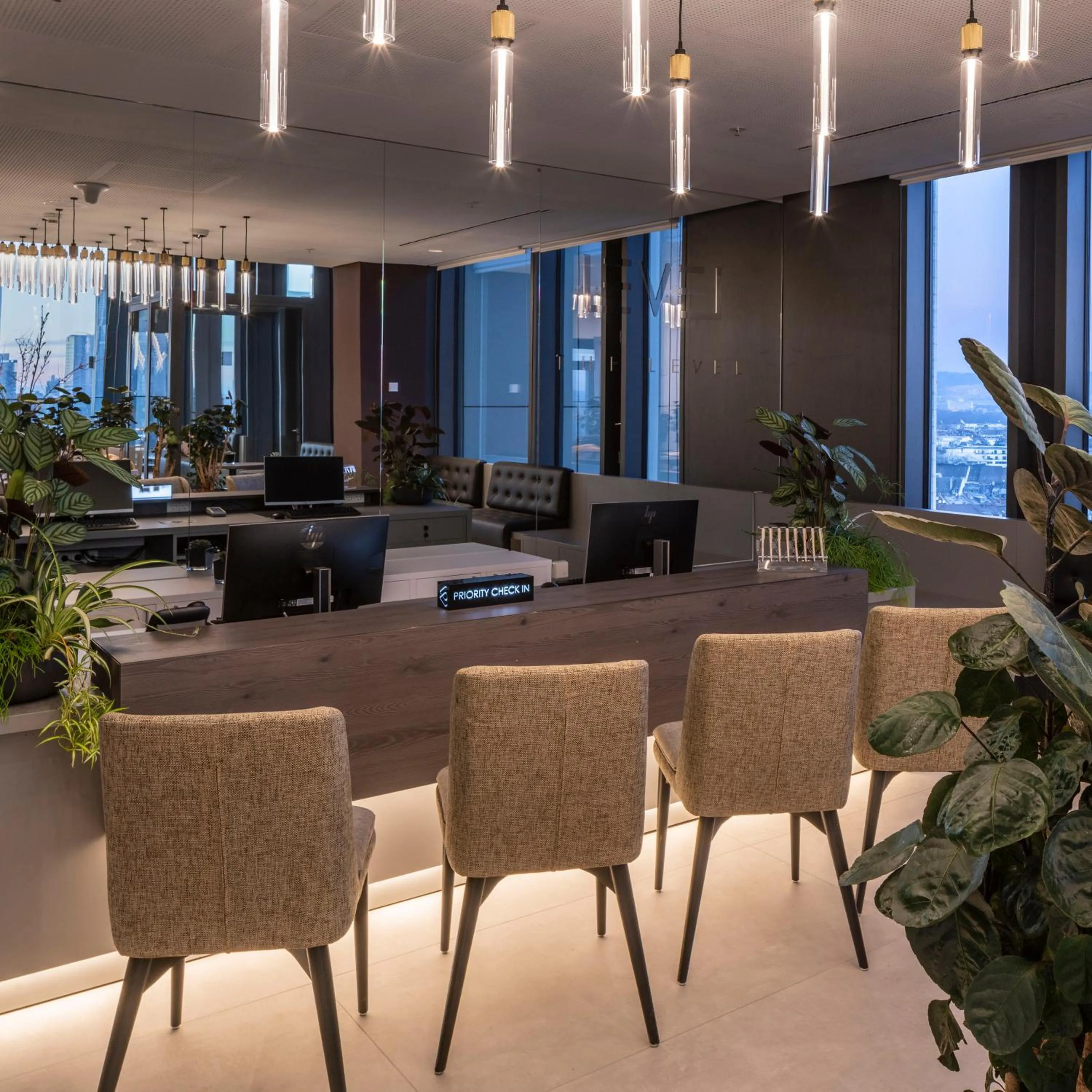 Lobby or reception in Meliá Frankfurt City