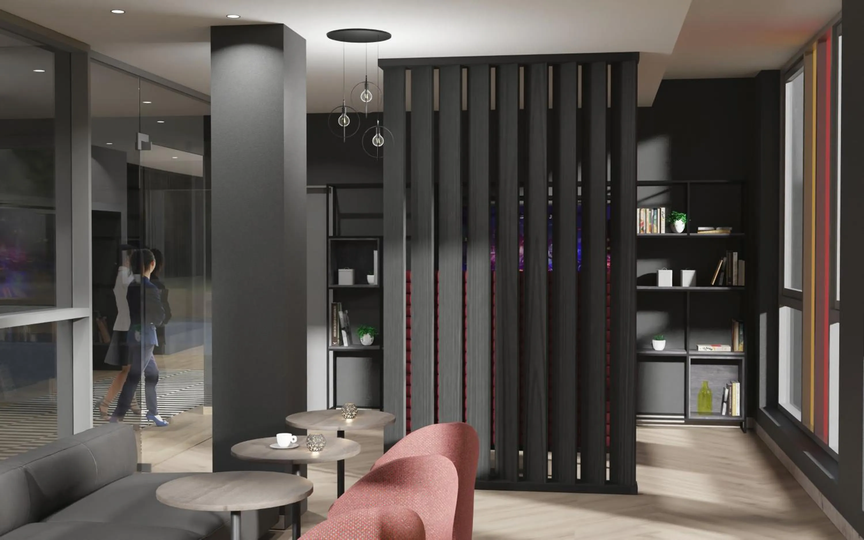 Lobby or reception in THE SCOTTY Hotel Hamburg