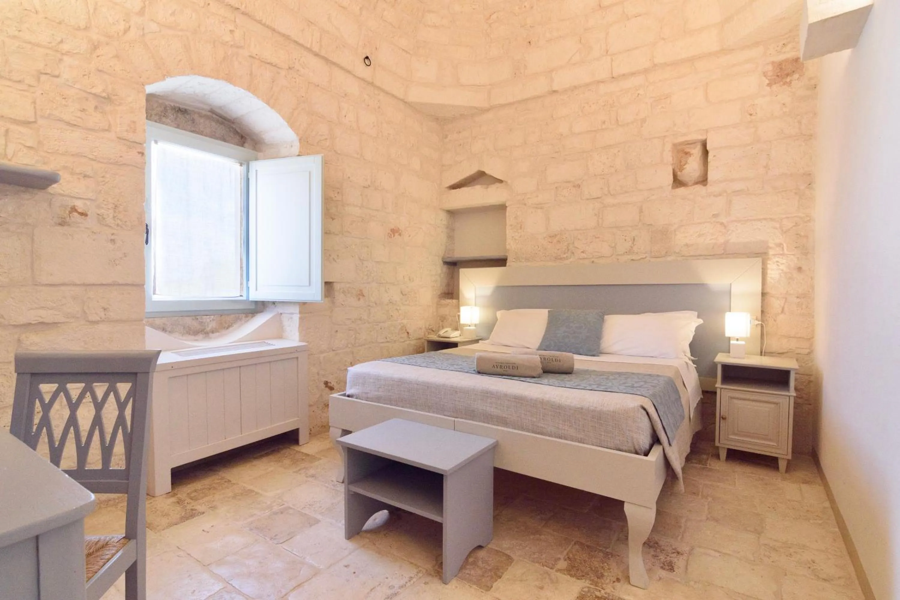 Bed in Masseria Ayroldi