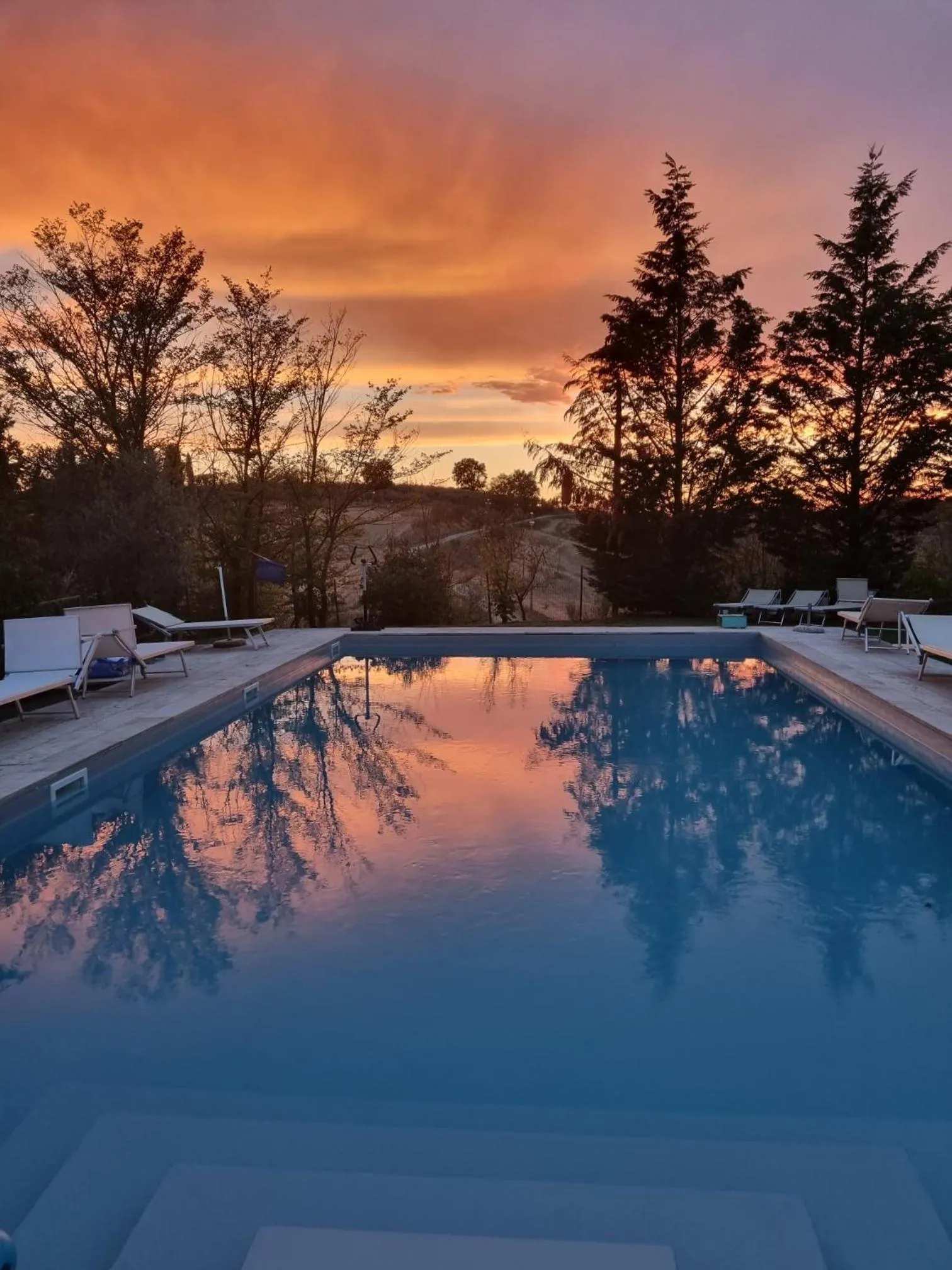 Sunset in Certine Agriturismo