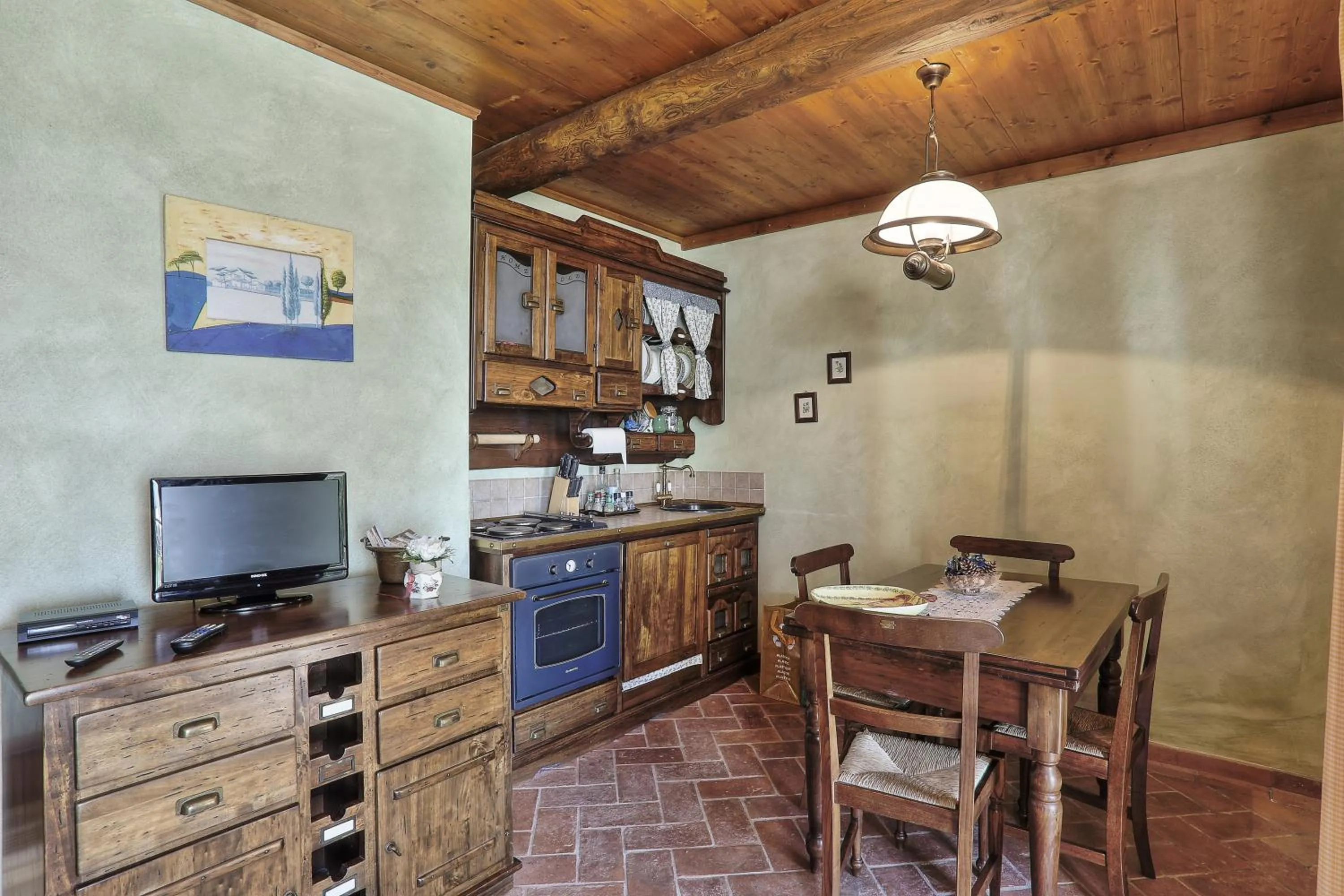 Kitchen or kitchenette in Casa Vacanze La Porta
