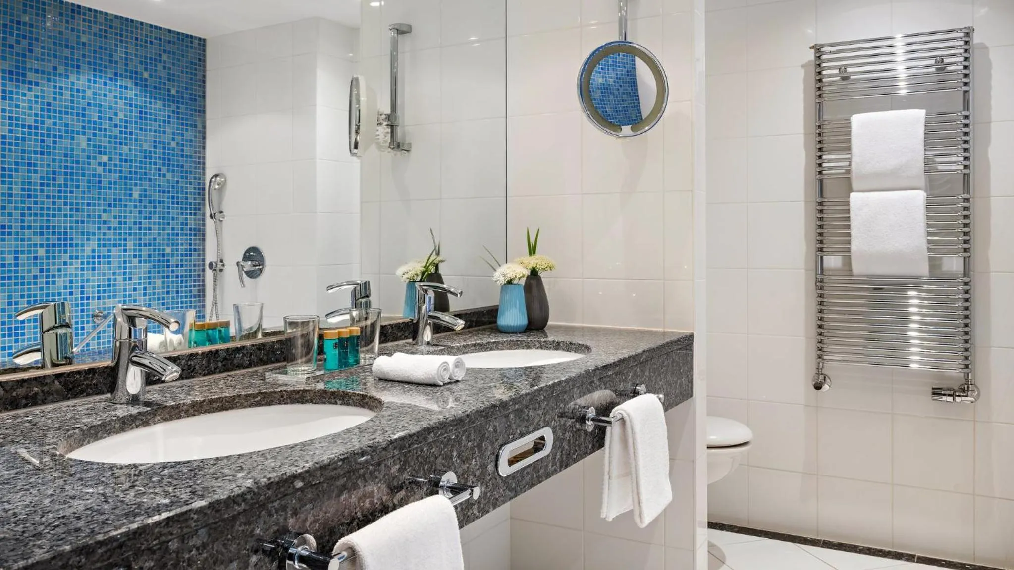 Bathroom in Crowne Plaza Berlin City Centre Ku'damm by IHG