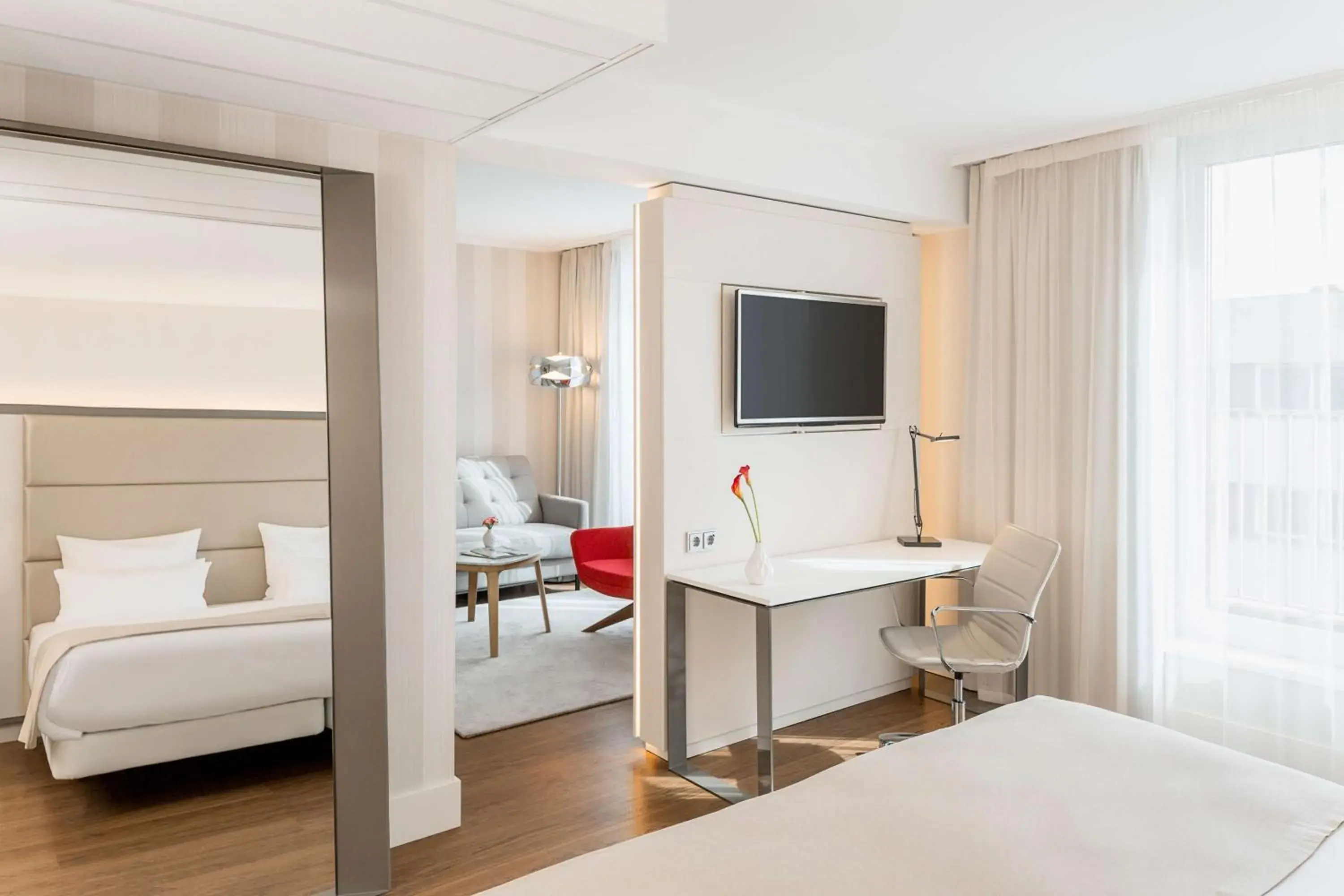 Bedroom, Bed in NH Collection Berlin Mitte am Checkpoint Charlie Bedroom, Bed in NH Collection Berlin Mitte am Checkpoint Charlie