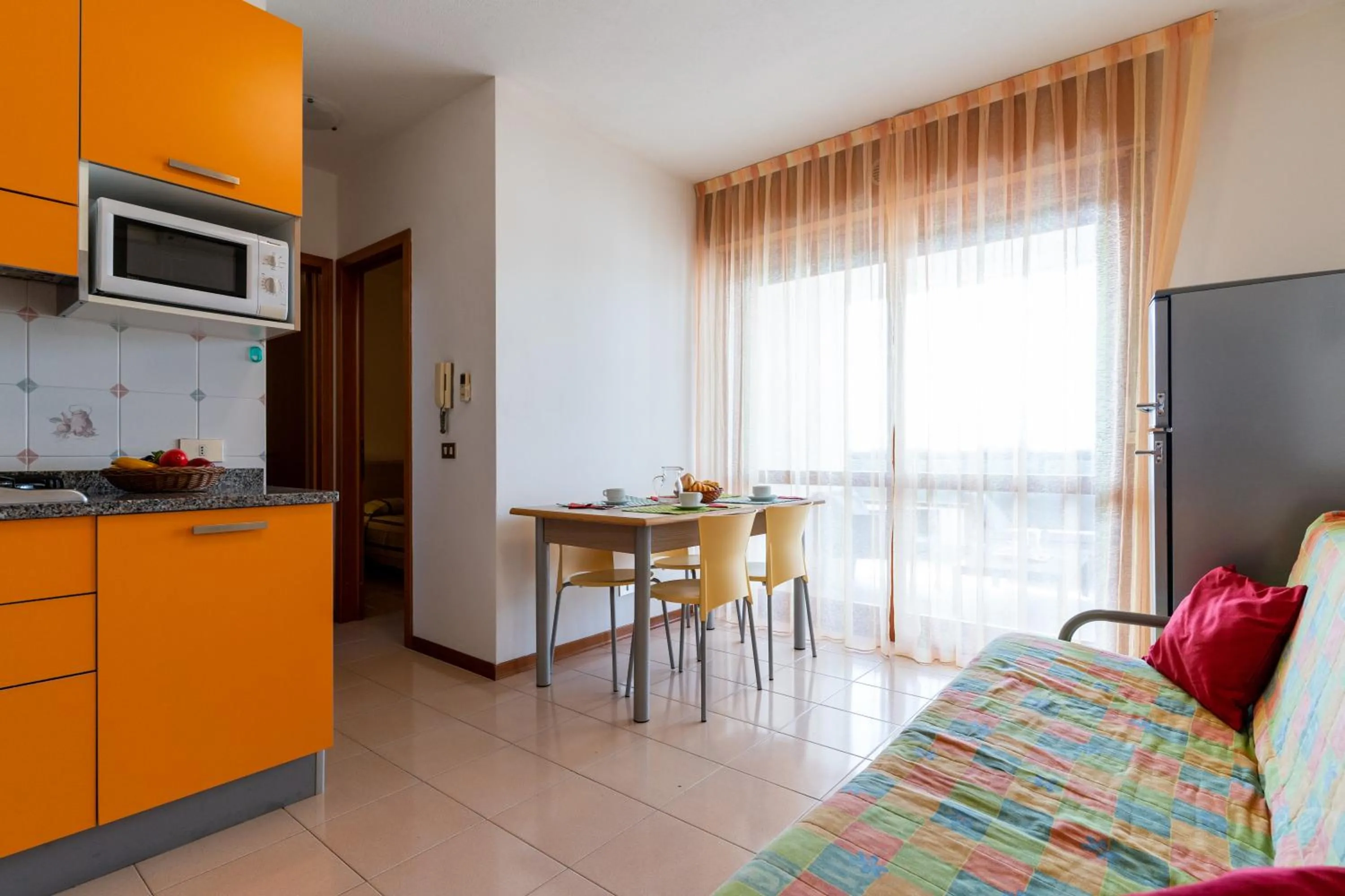 Dining area, Bed in Campiello