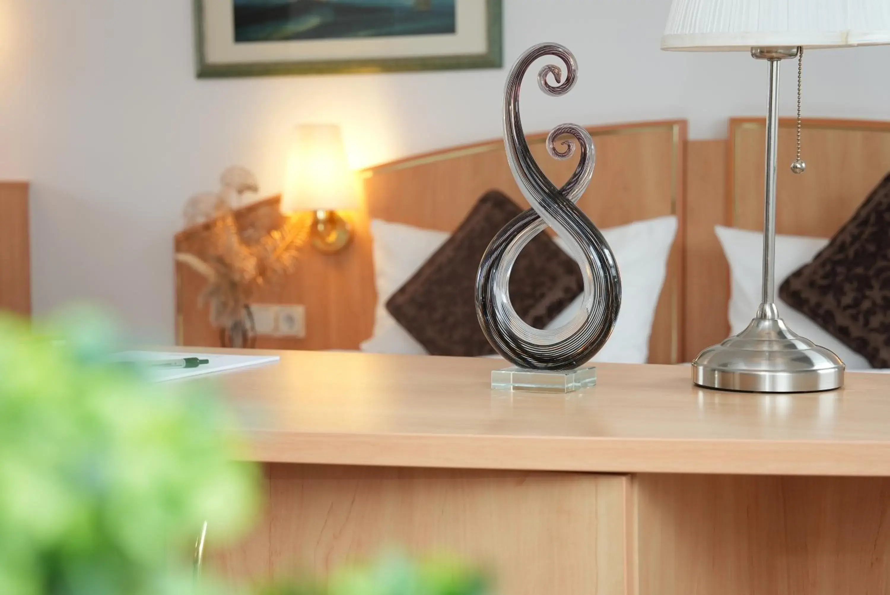 Bed in UNO Hotel Posthof Saarlouis Bed in UNO Hotel Posthof Saarlouis