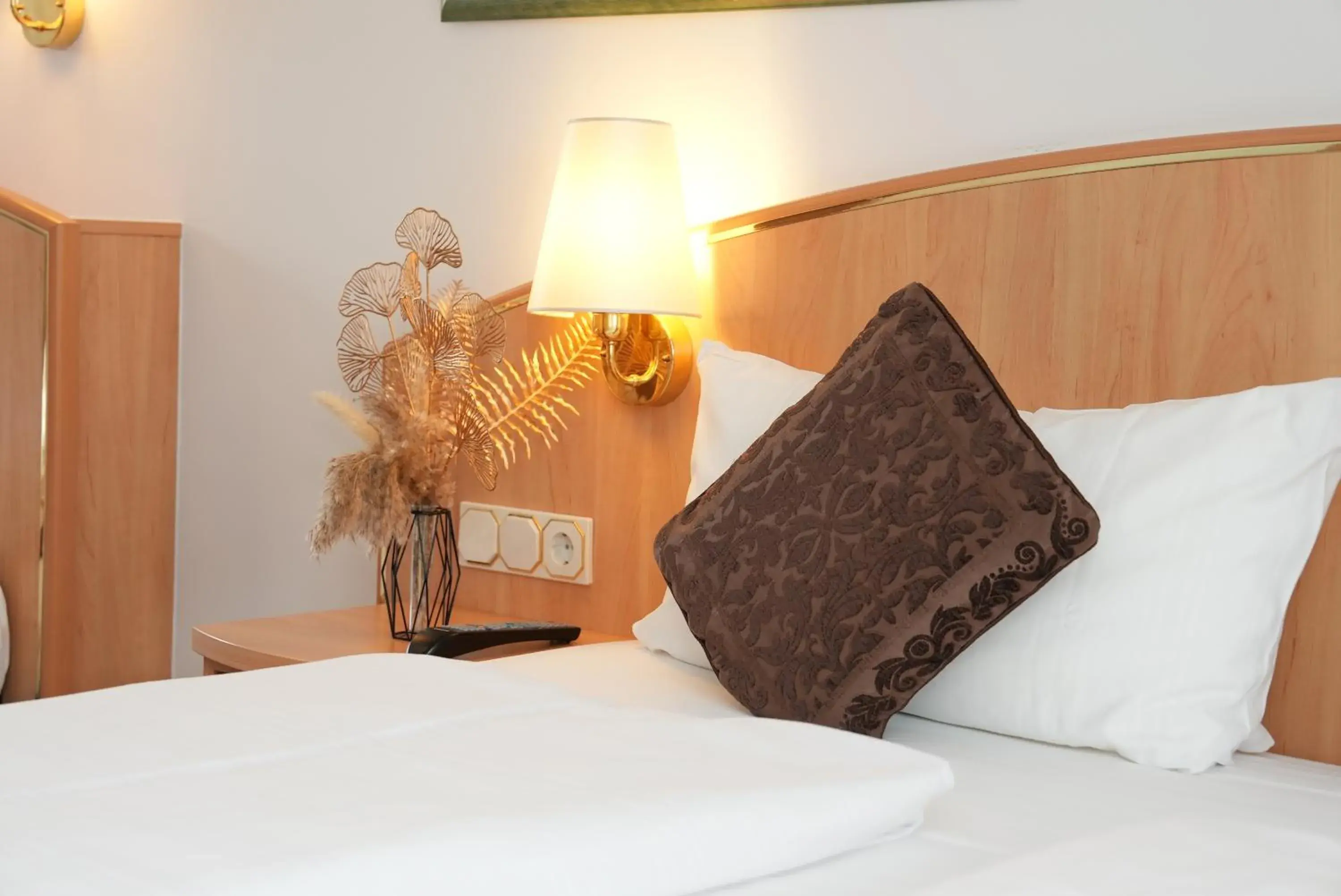 Bed in UNO Hotel Posthof Saarlouis Bed in UNO Hotel Posthof Saarlouis