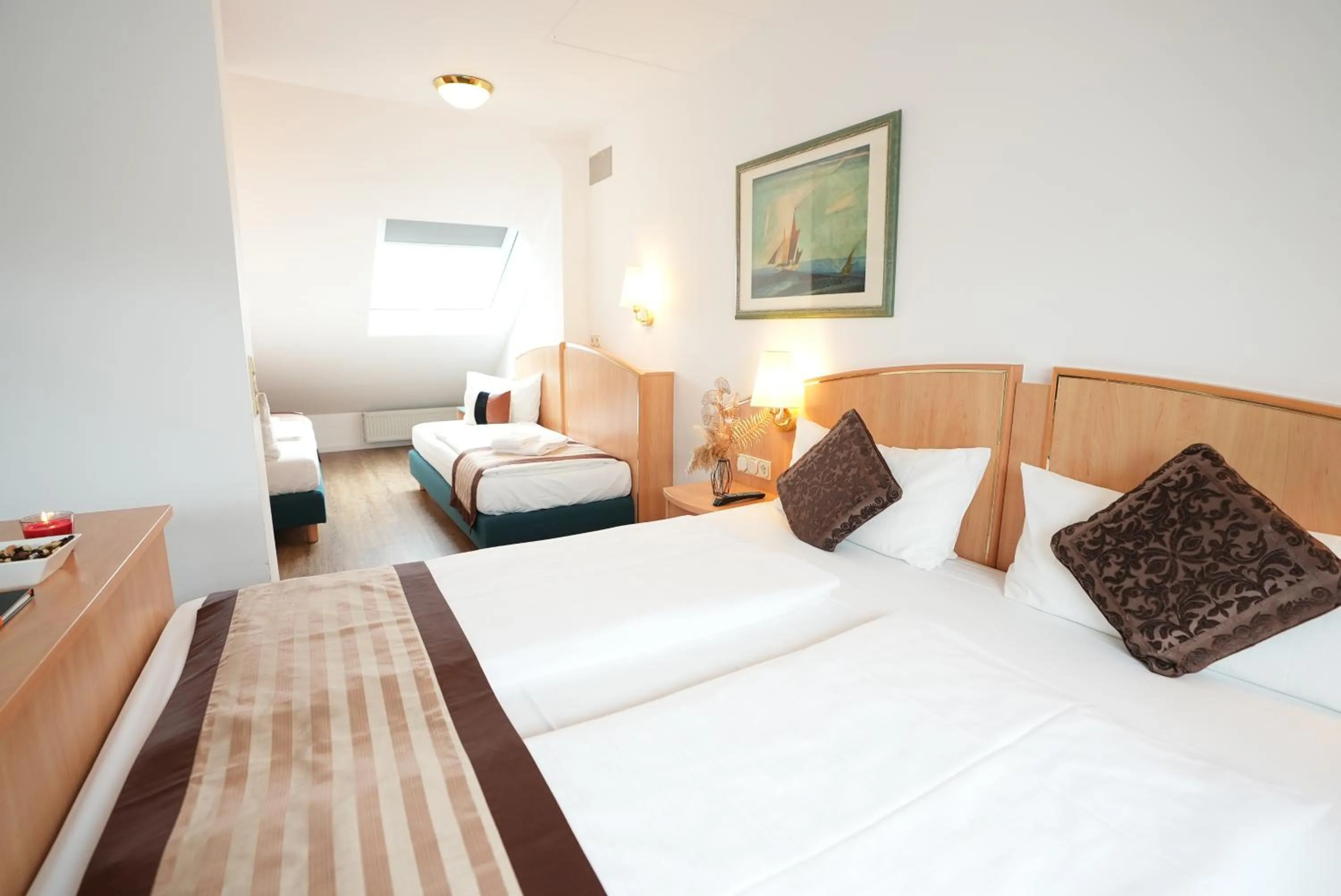 Bed in UNO Hotel Posthof Saarlouis