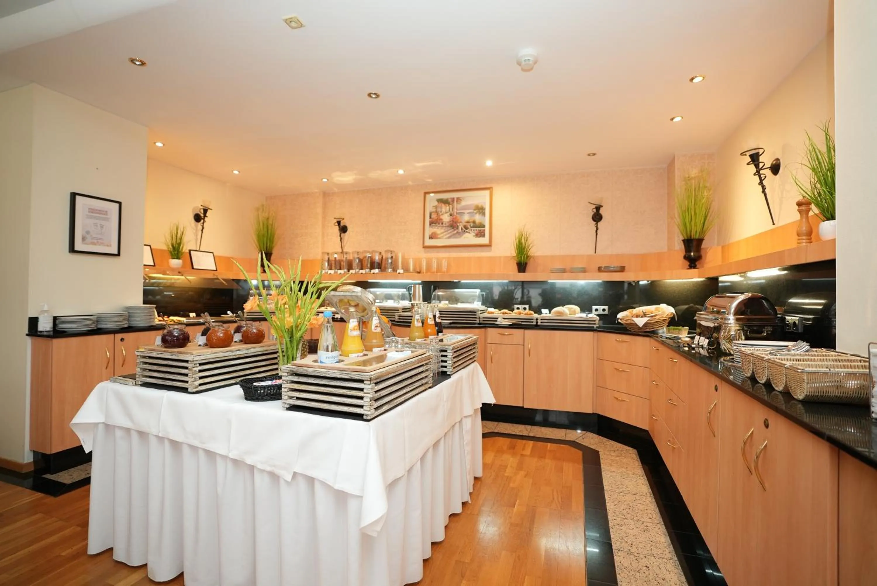 Food and drinks in UNO Hotel Posthof Saarlouis