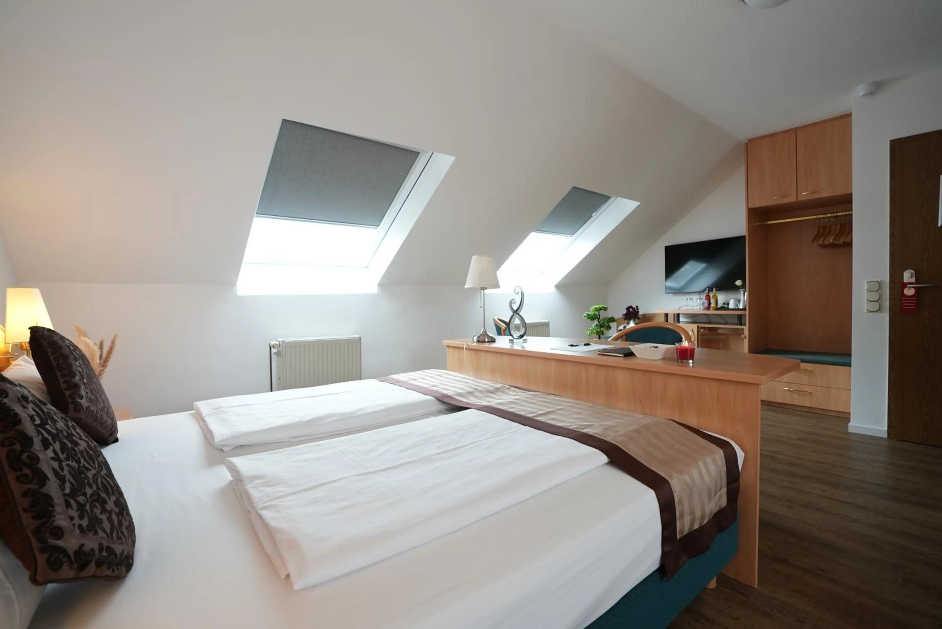 Bed in UNO Hotel Posthof Saarlouis