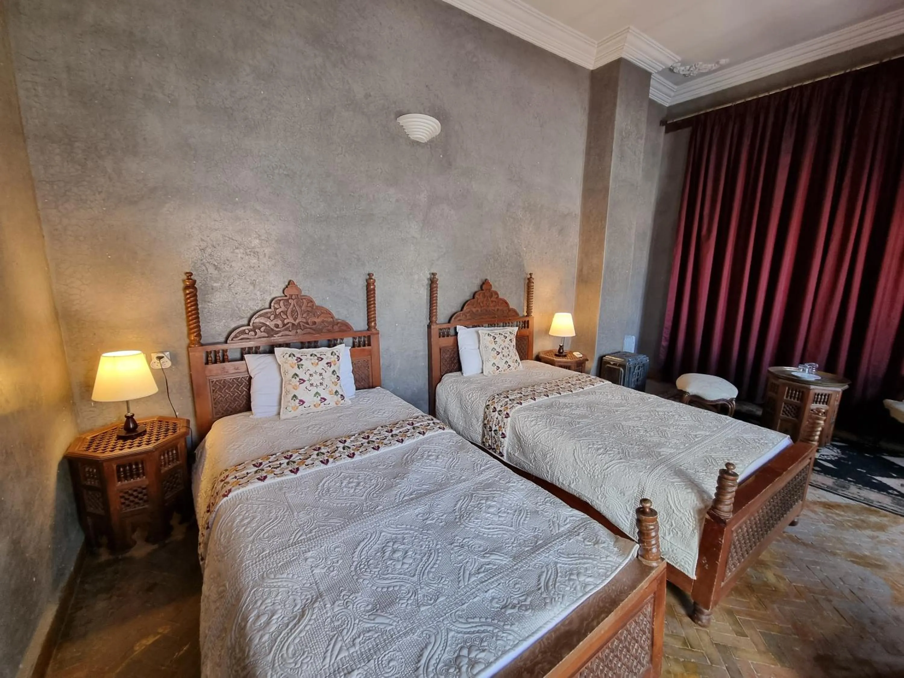 Bed in Riad Le Sucrier de Fès