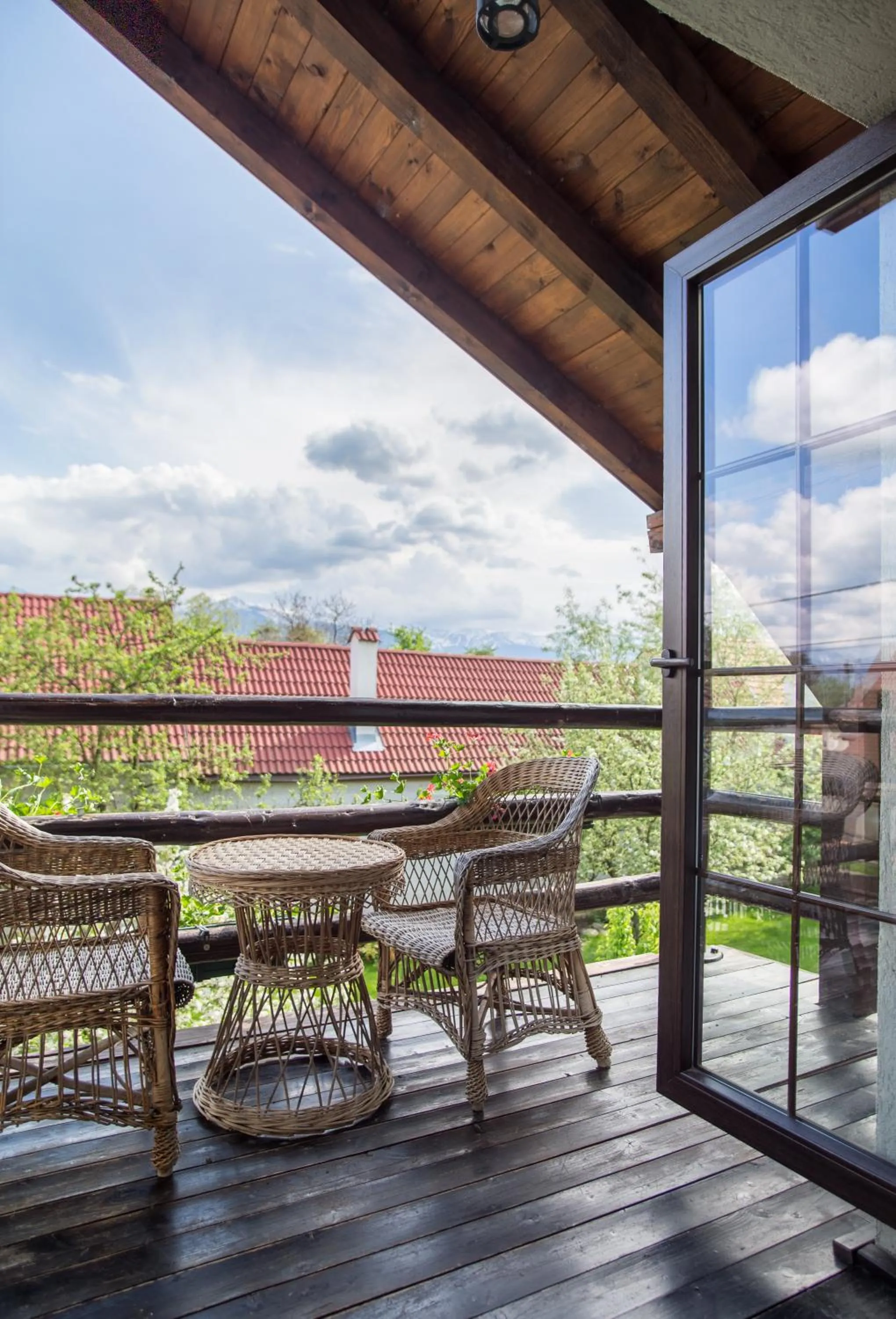 Balcony/Terrace in Casa Mosului - Transfăgărășan Bed & Breakfast