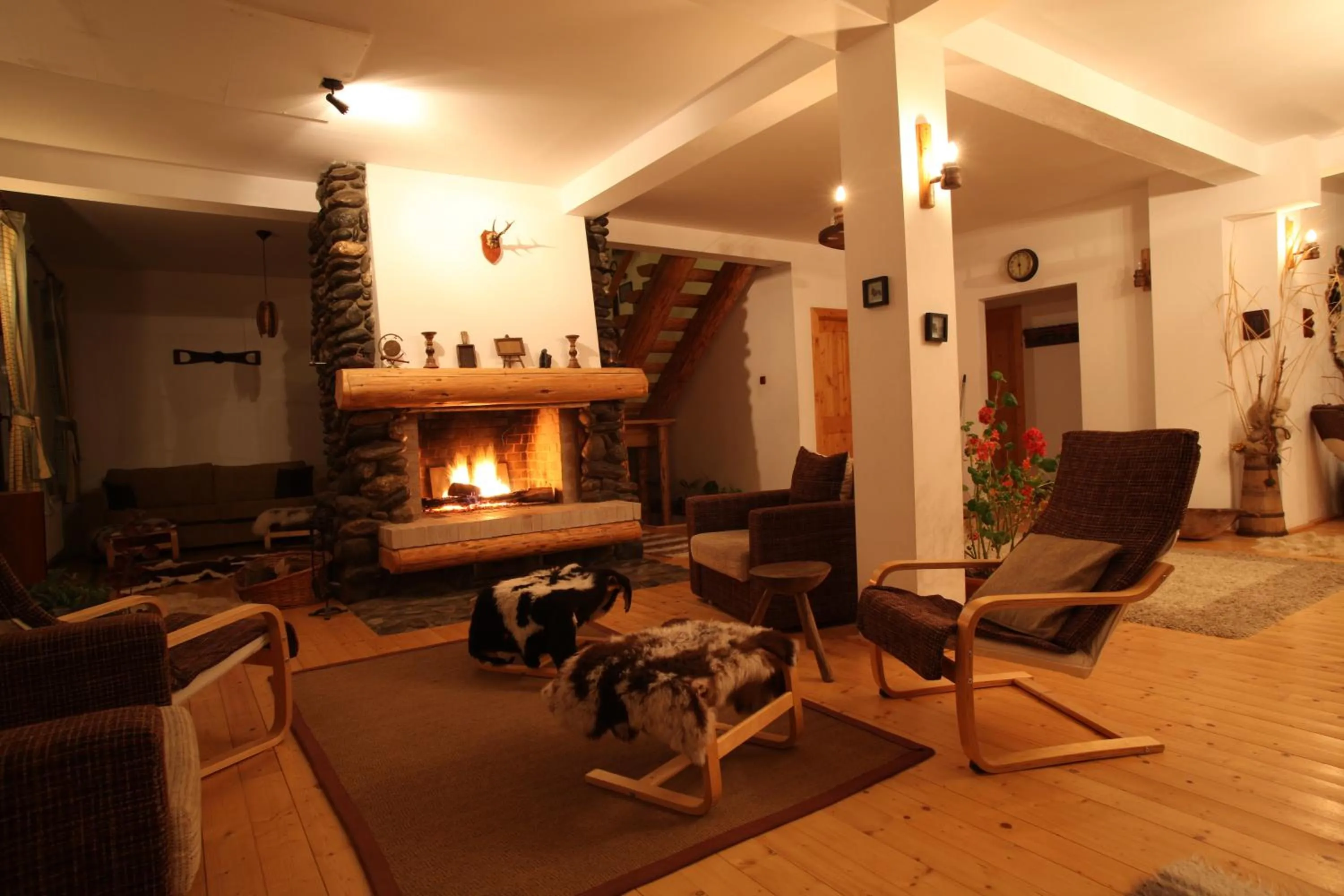 Communal lounge/ TV room in Casa Mosului - Transfăgărășan Bed & Breakfast