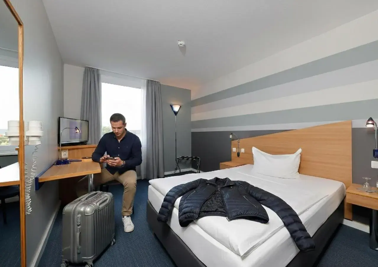 Bed in Median Hotel Hannover Messe Bed in Median Hotel Hannover Messe