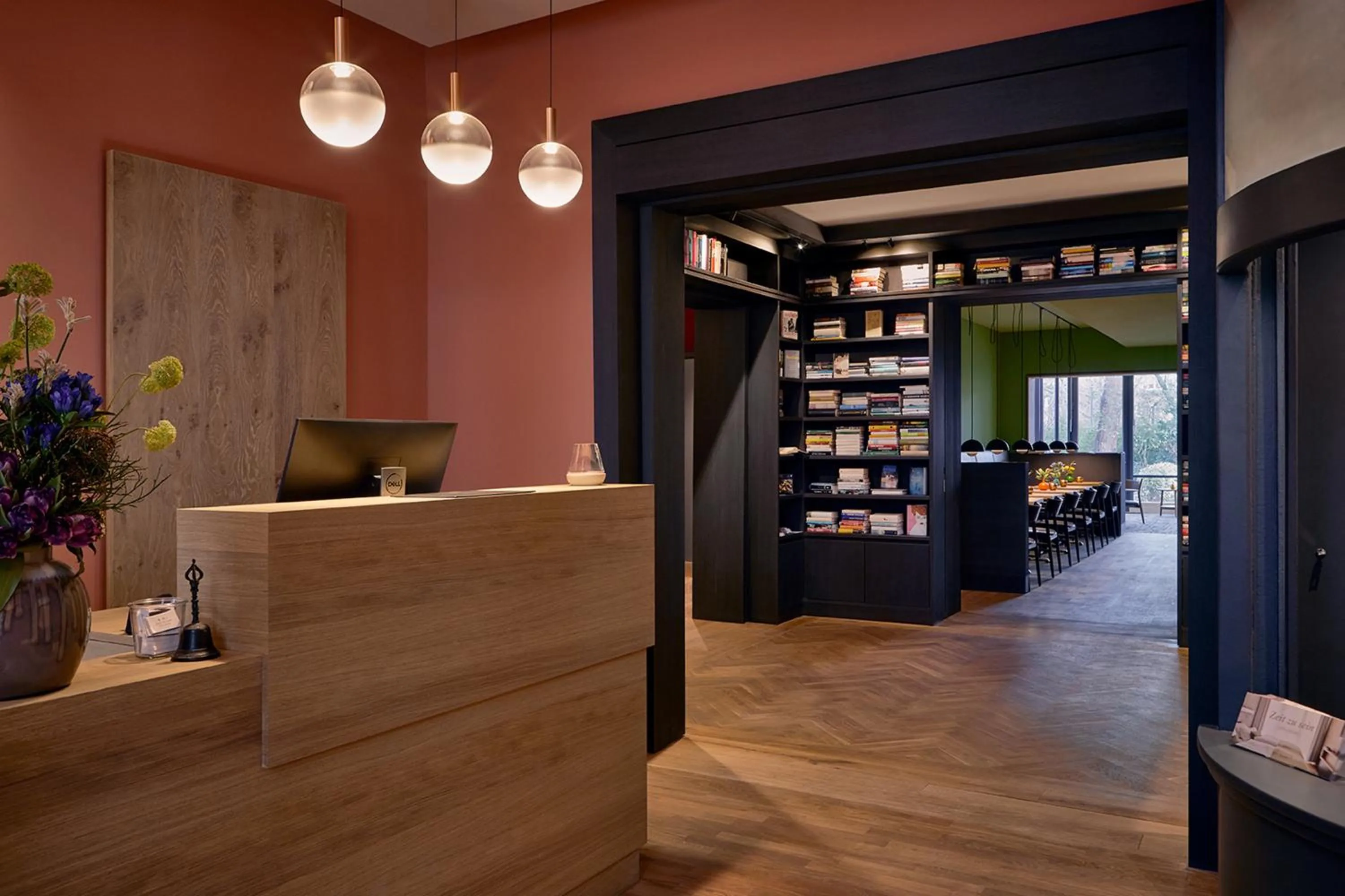 Library in Wedina Serviced Apartments