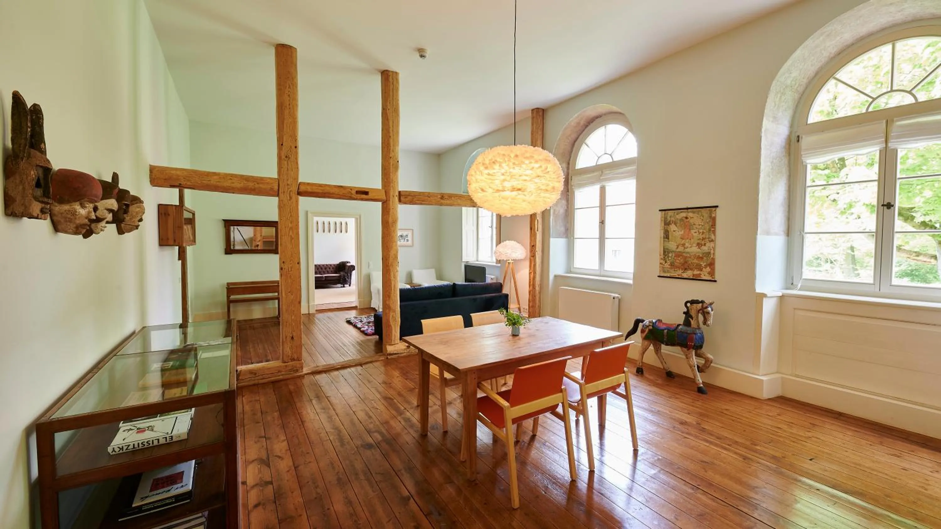 Living room in Kavaliershaus Schloß Blücher am Finckenersee