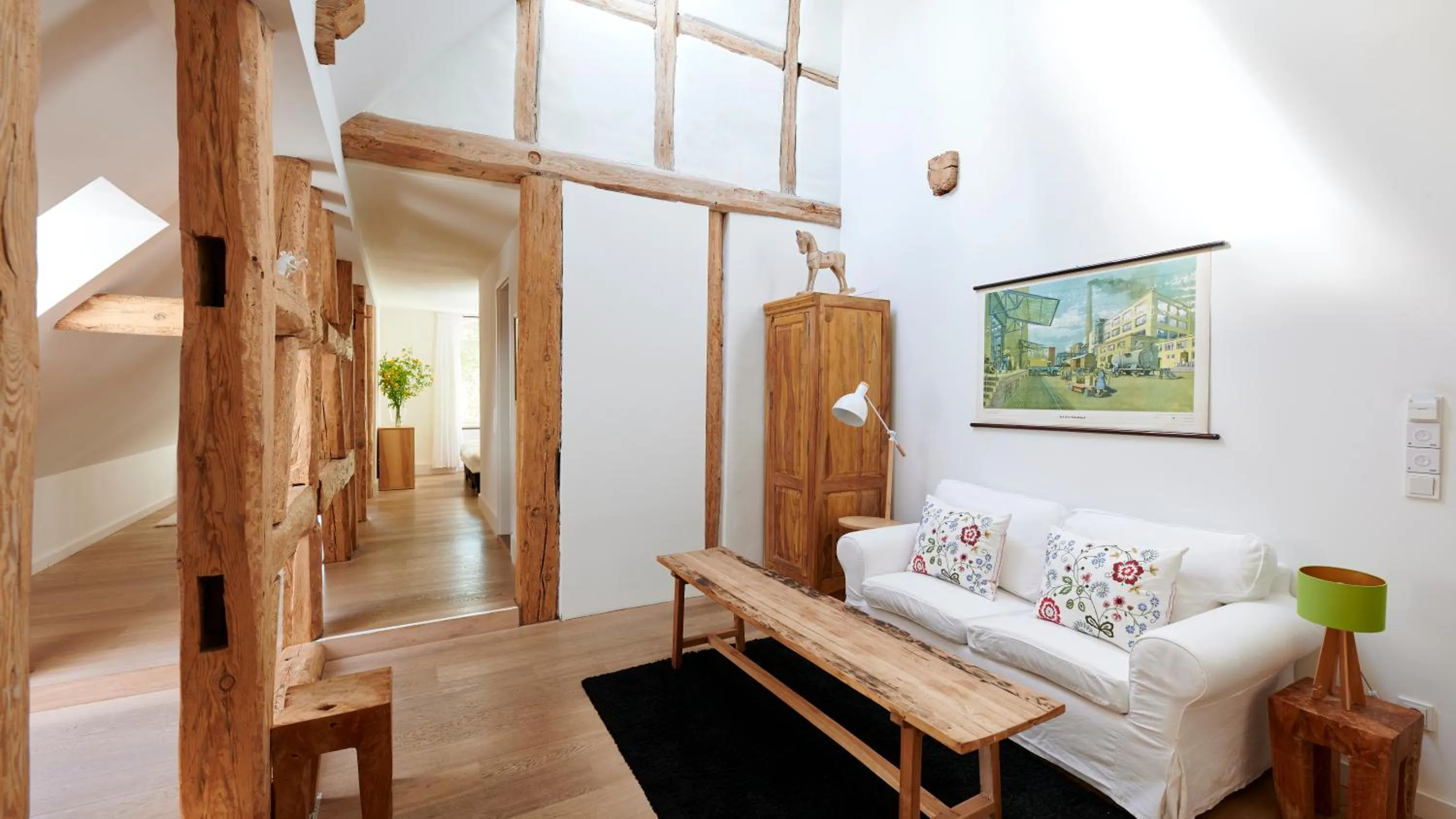 Photo of the whole room, Bed in Kavaliershaus Schloß Blücher am Finckenersee