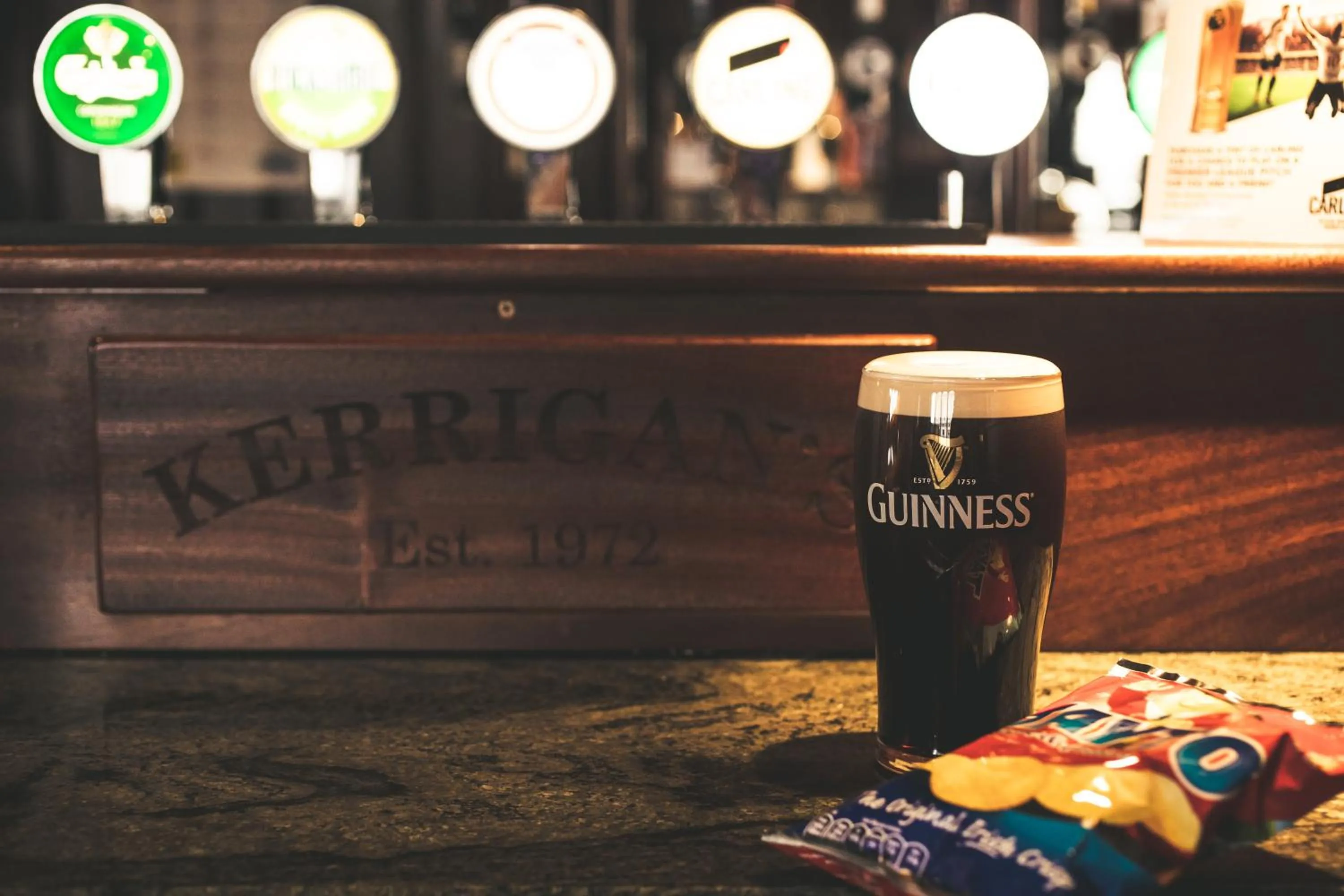 Drinks in Kerrigan's B&B