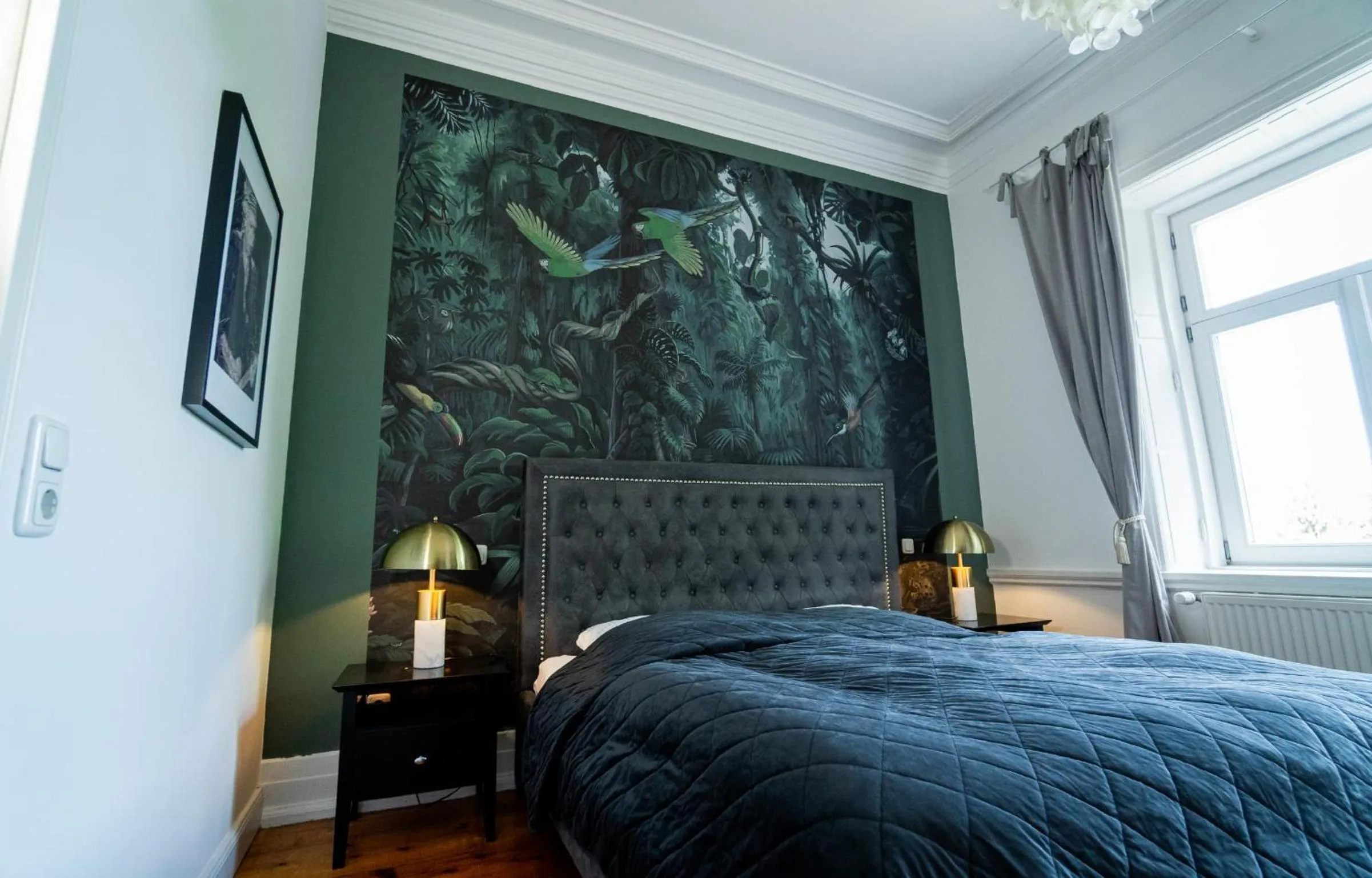 Bedroom, Bed in Schloss Harkensee
