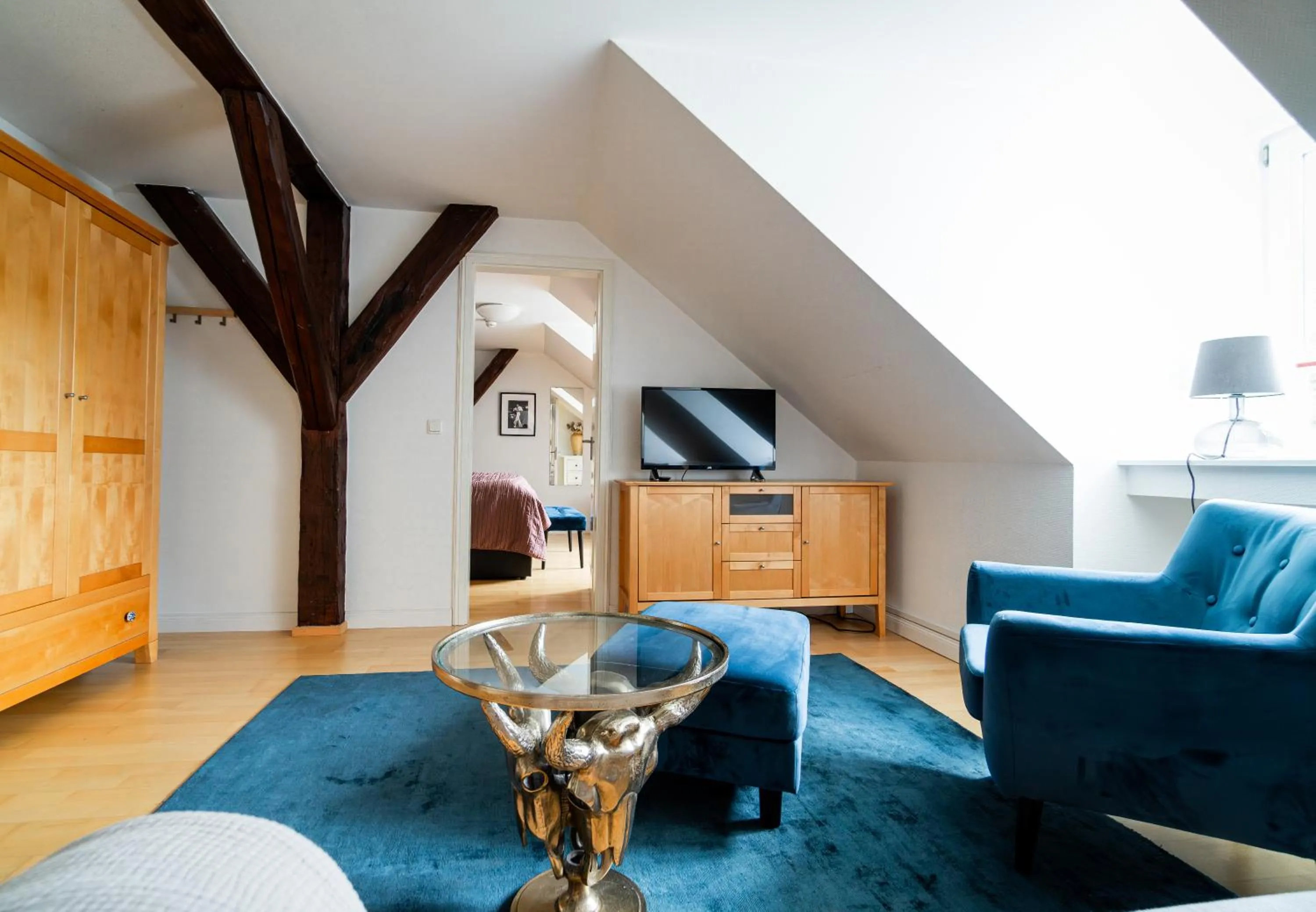 Living room in Schloss Harkensee