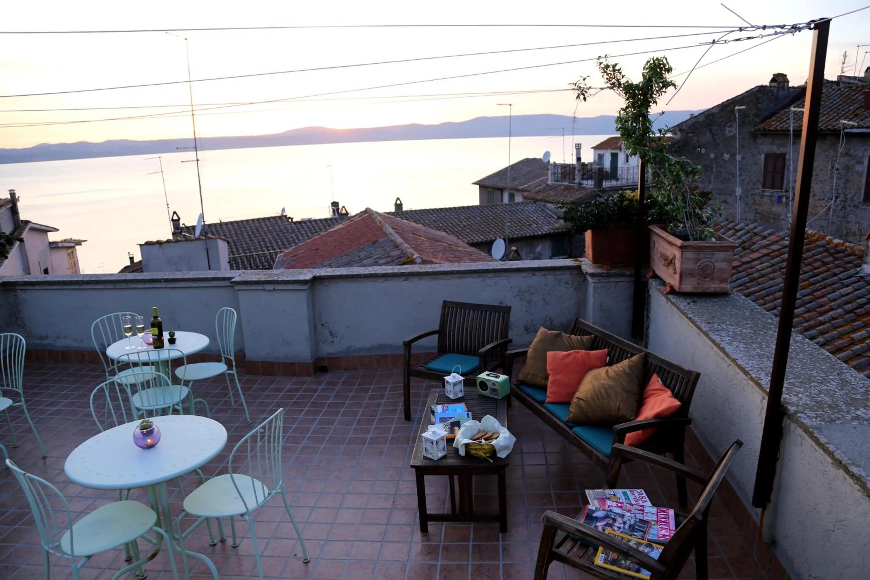 Balcony/Terrace in La Dimora diChecchino