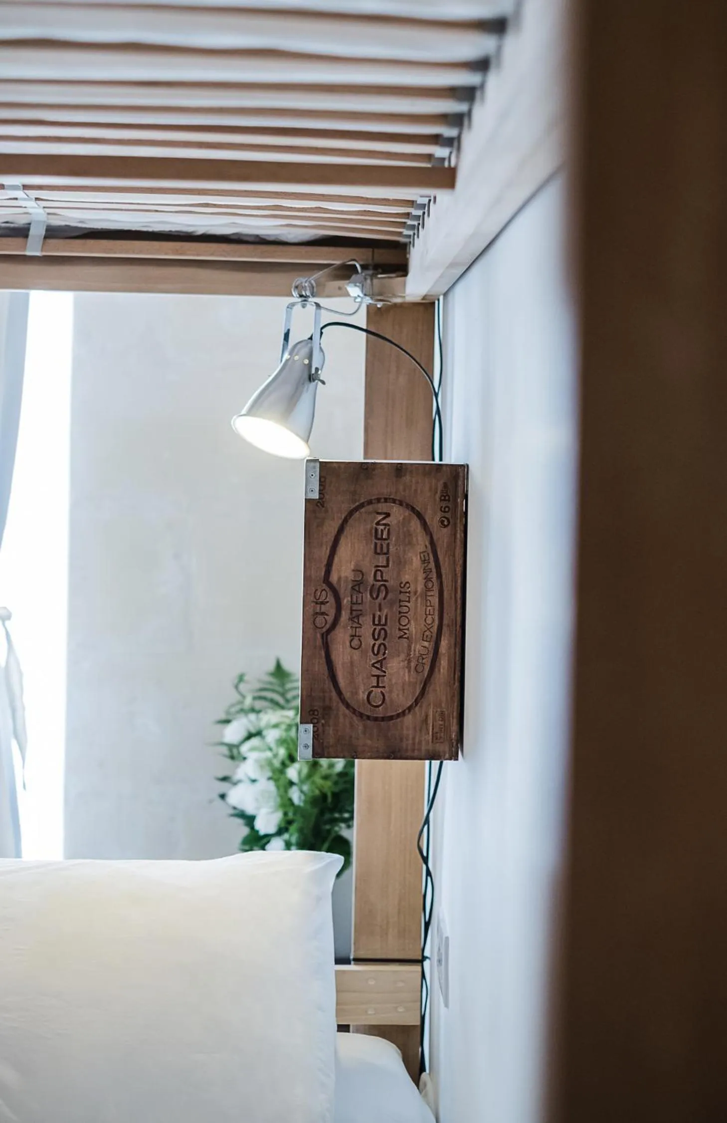 Decorative detail, Bed in Two Pillows Boutique Hostel