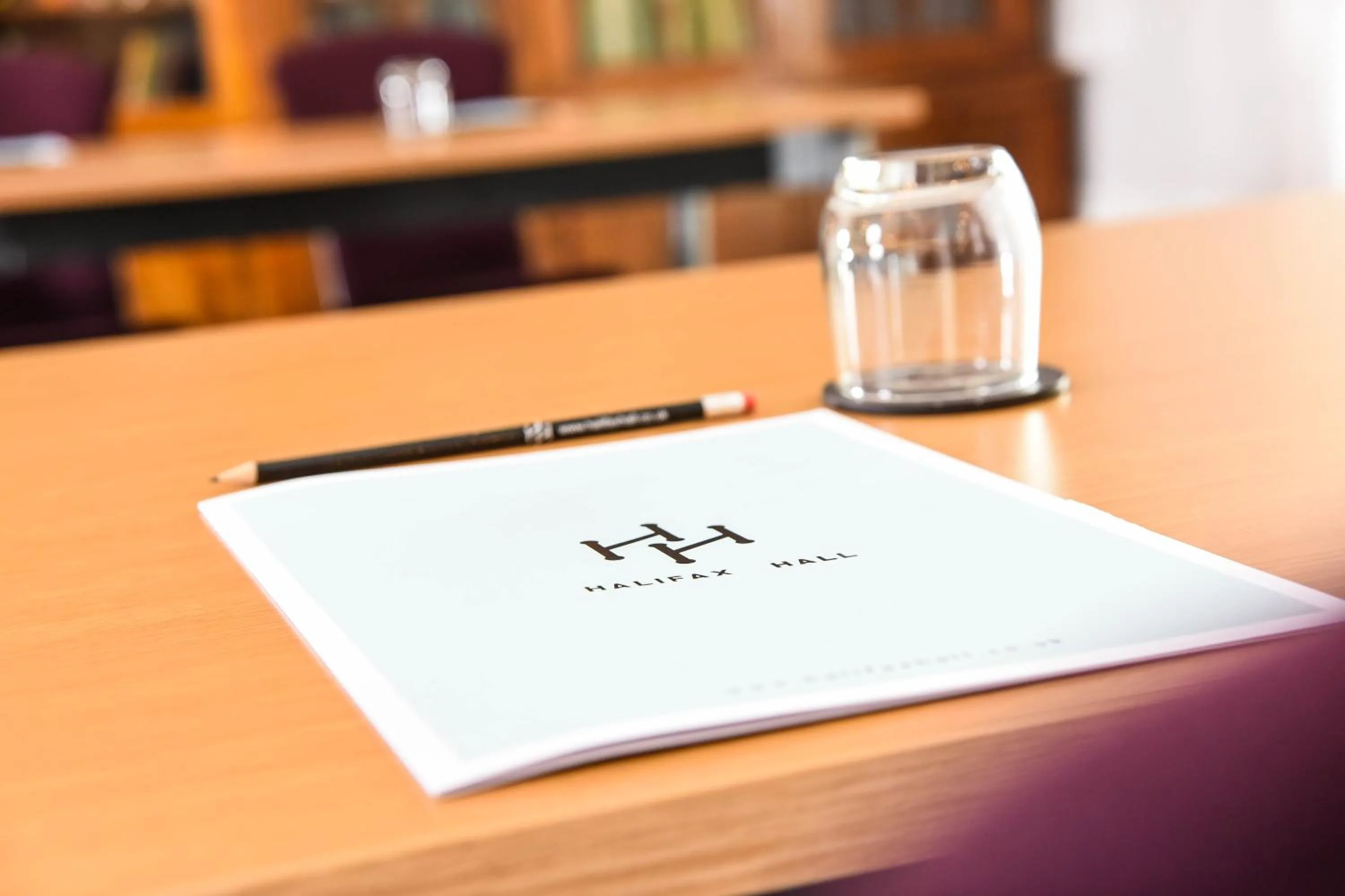 Property logo or sign in Halifax Hall