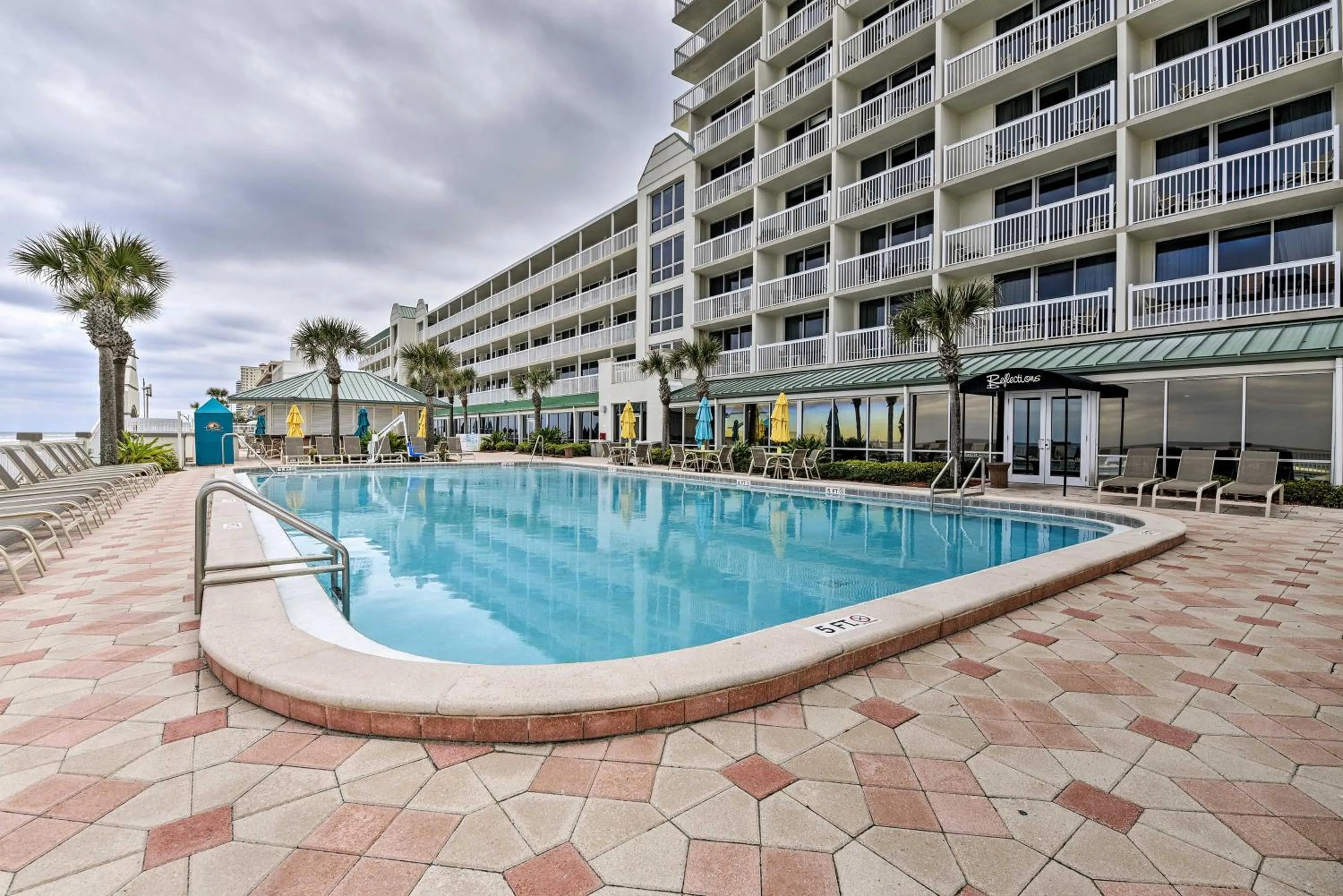 Daytona Beachfront Condo with Ocean View