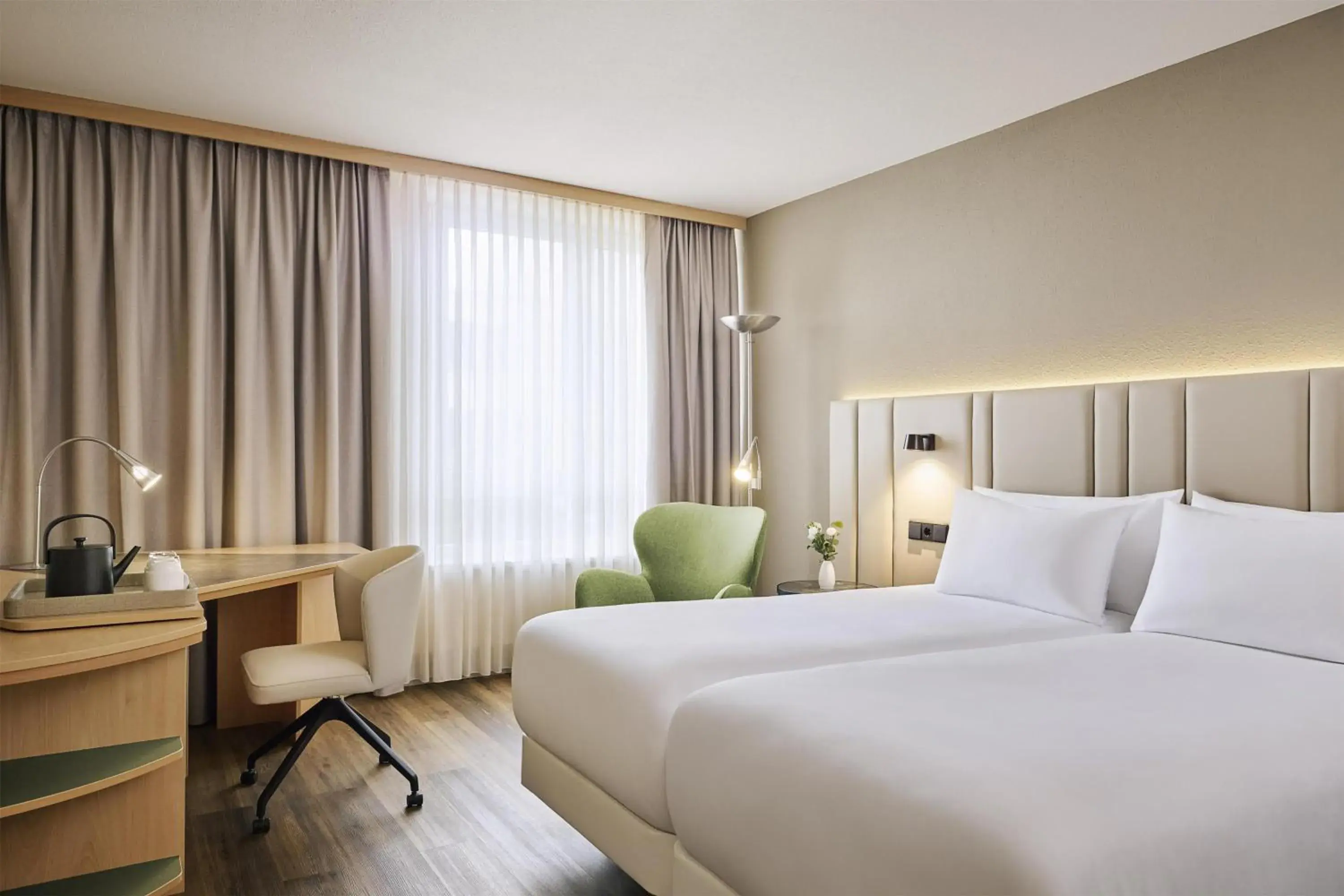 Bedroom, Bed in NH Leipzig Messe Bedroom, Bed in NH Leipzig Messe