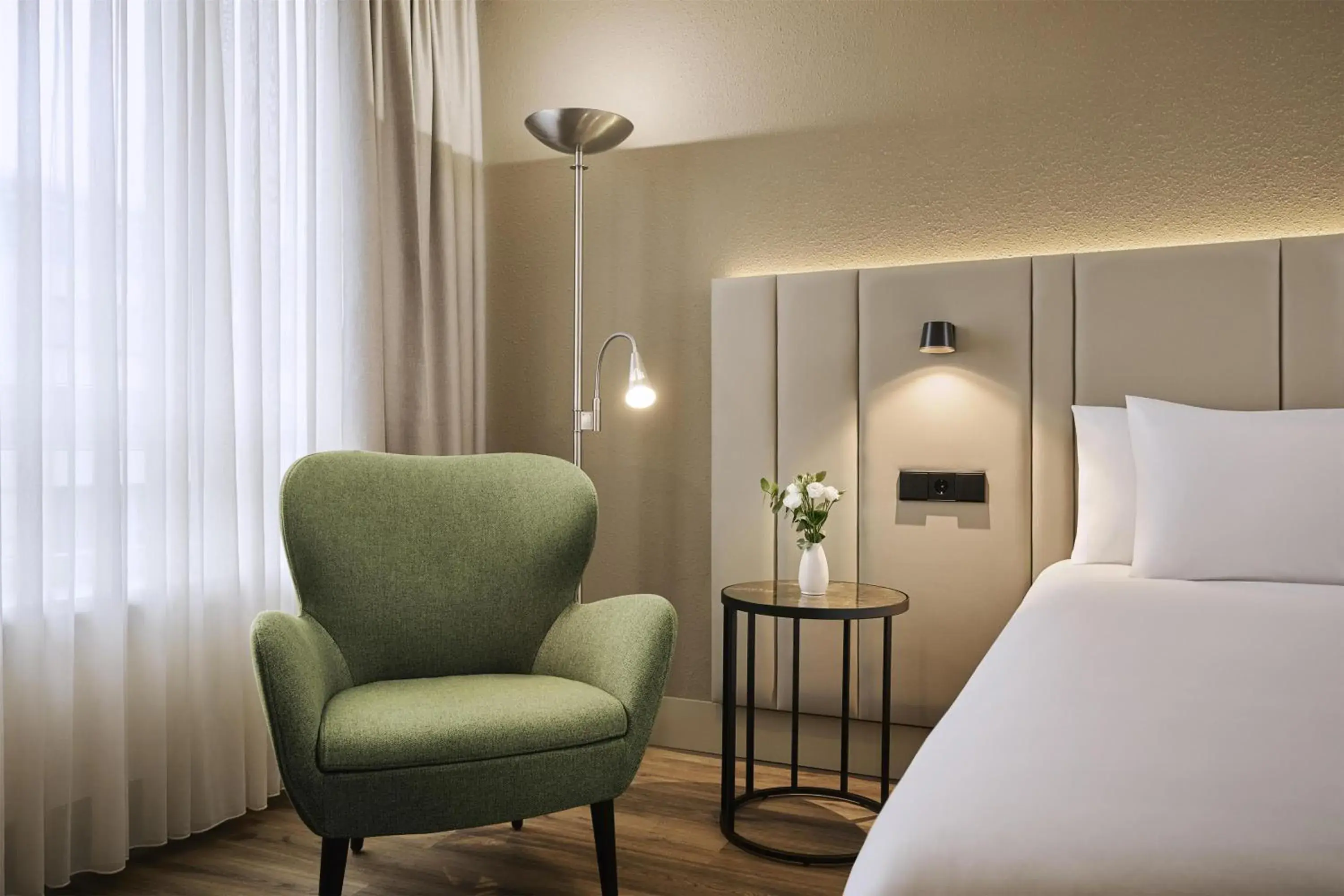 Bedroom, Bed in NH Leipzig Messe Bedroom, Bed in NH Leipzig Messe