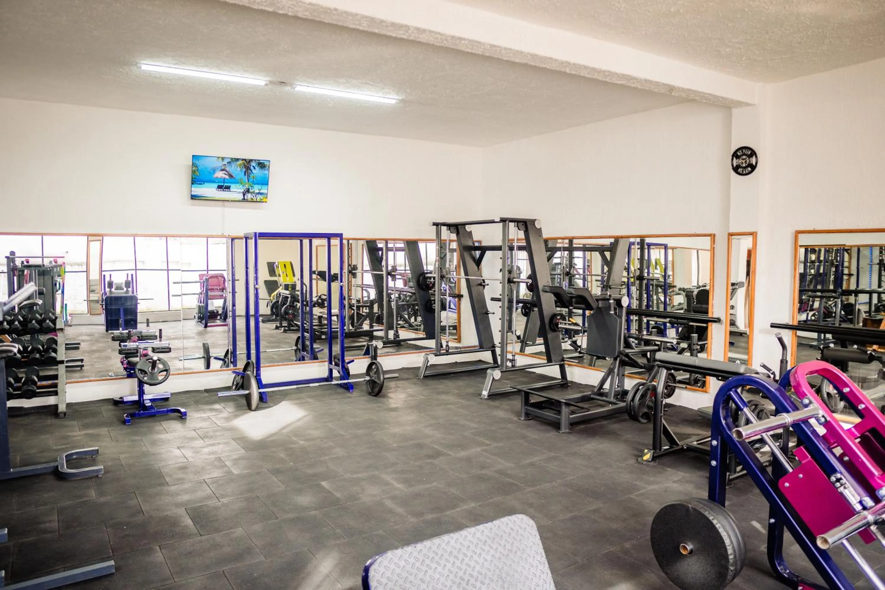 Fitness centre/facilities in Hotel Azucena
