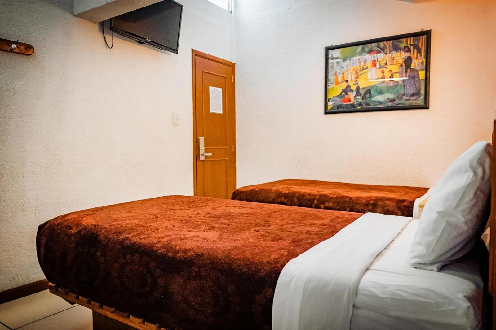 Bed in Hotel Azucena