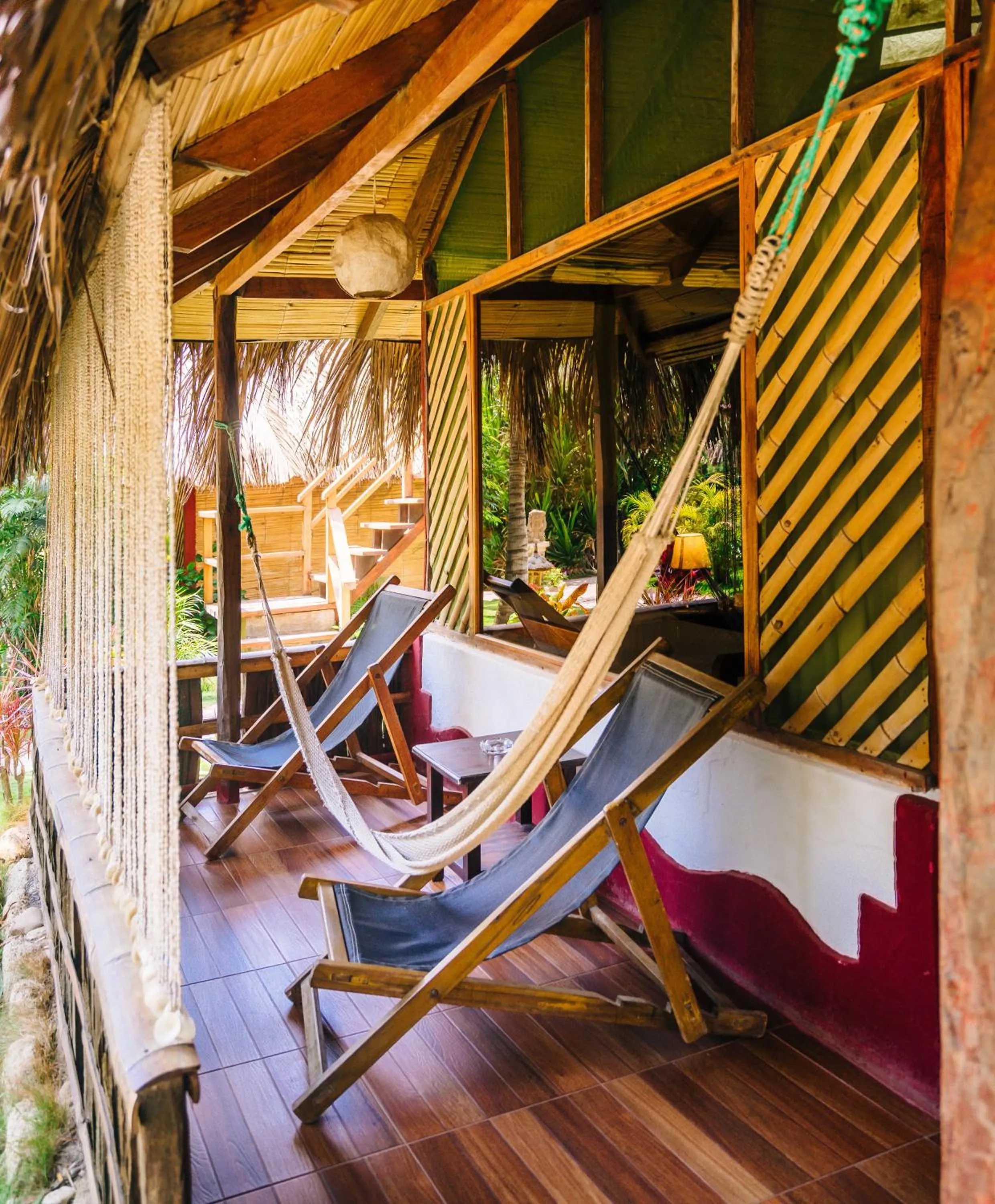 Balcony/Terrace in Kimbas Bungalows Mancora