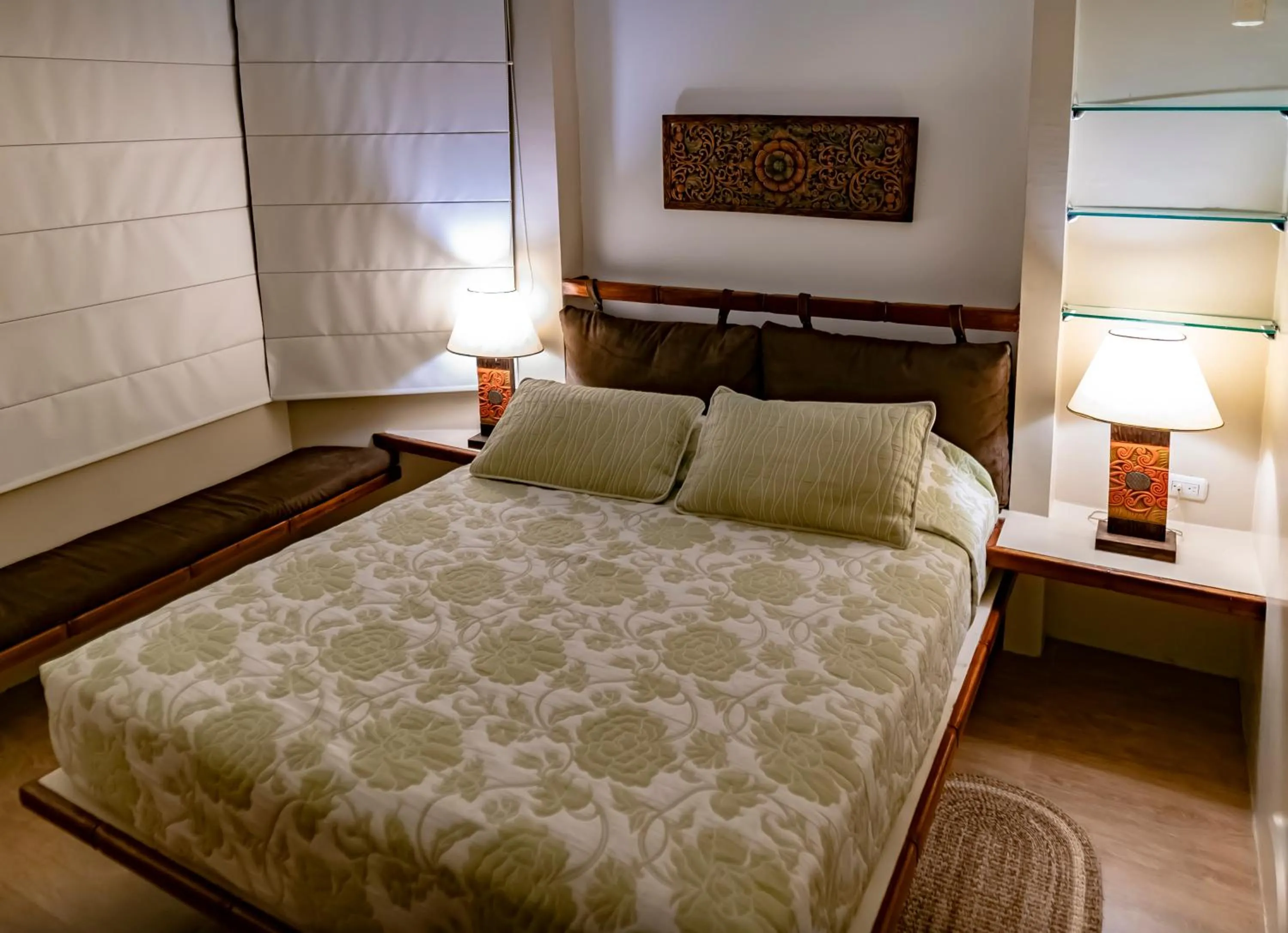 Bed in Hotel Boutique Playa Canela Ecuador