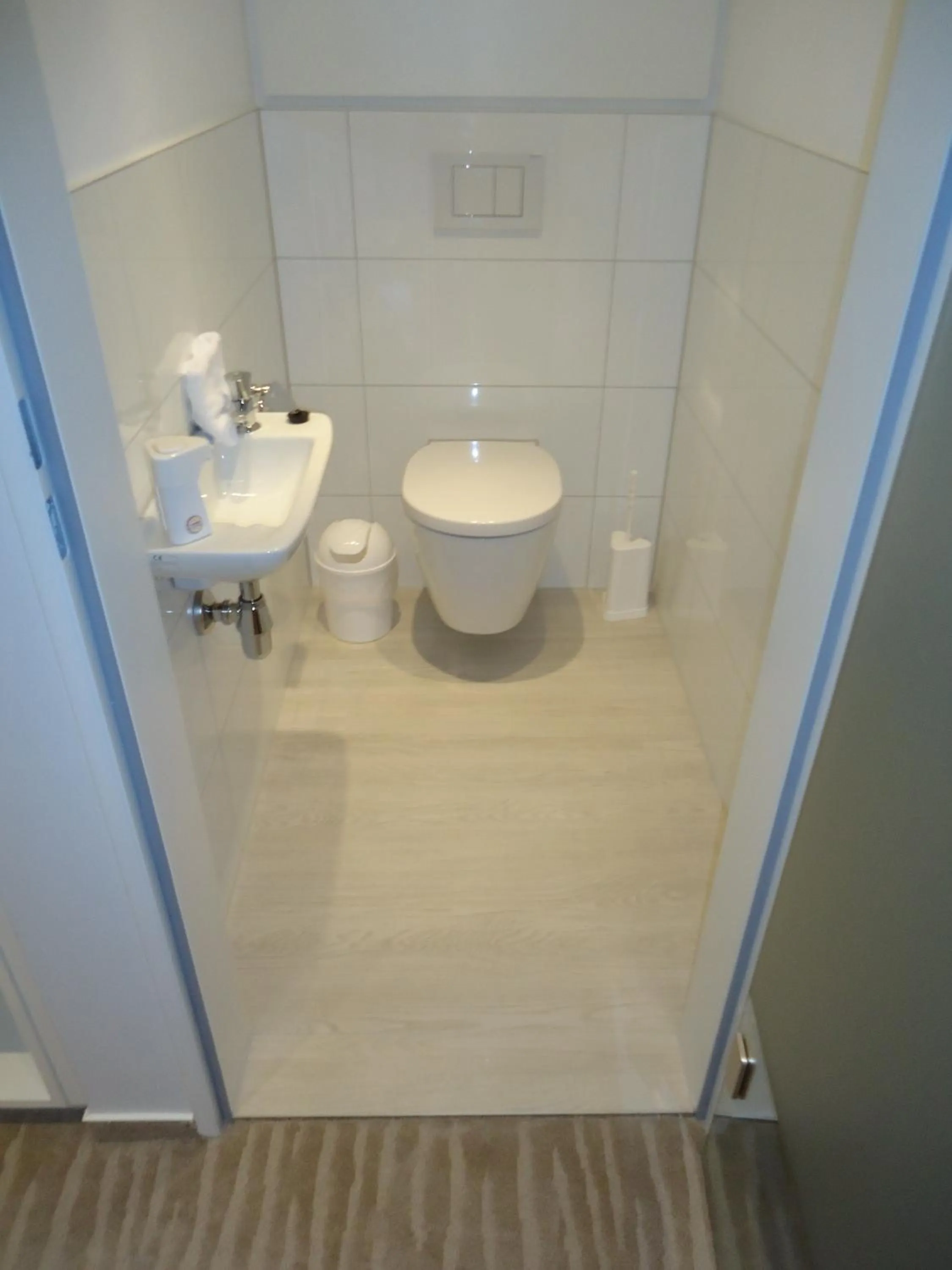 Toilet in Akzent Hotel Löwen