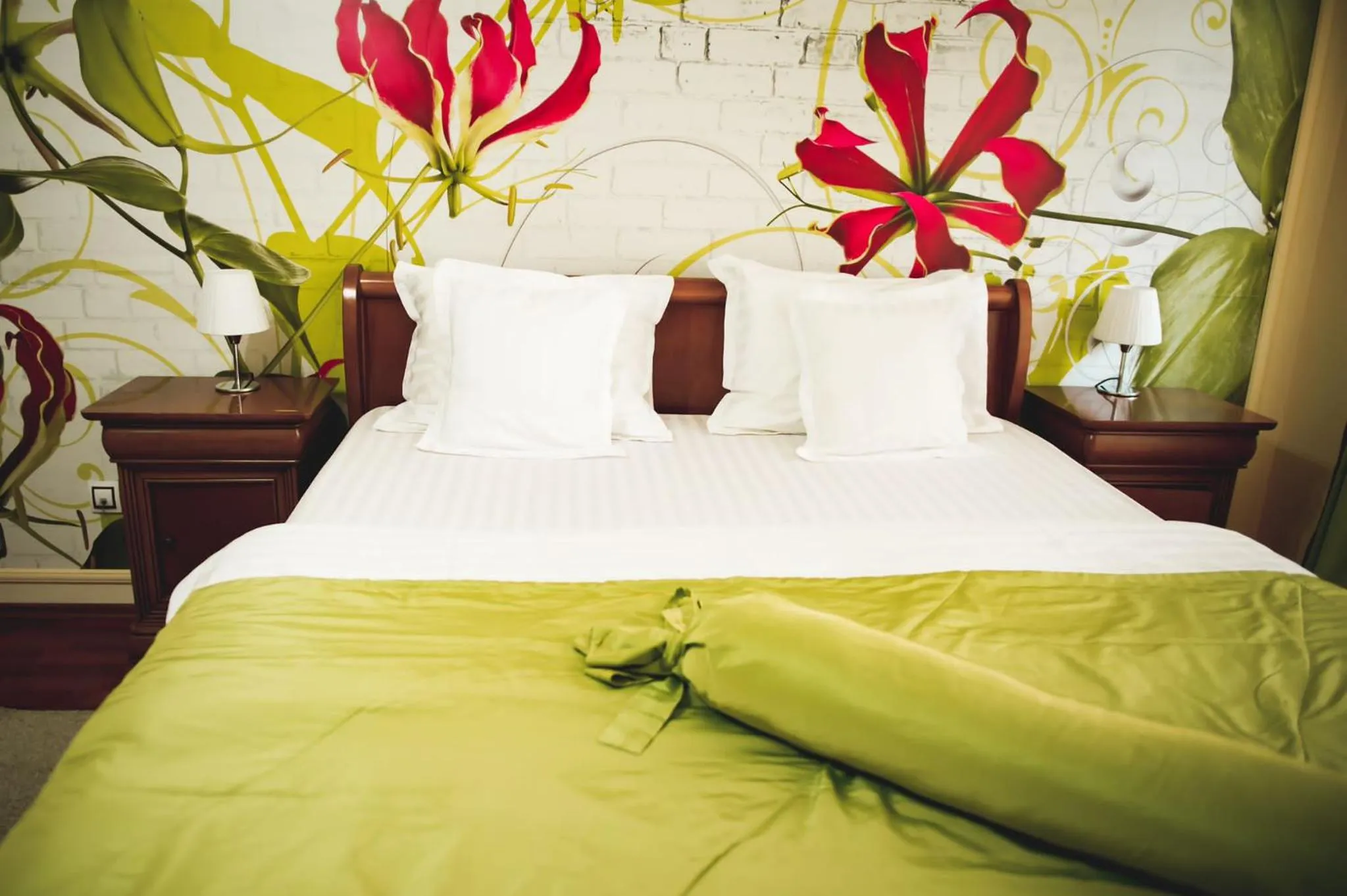 Bed in Hotel Senator