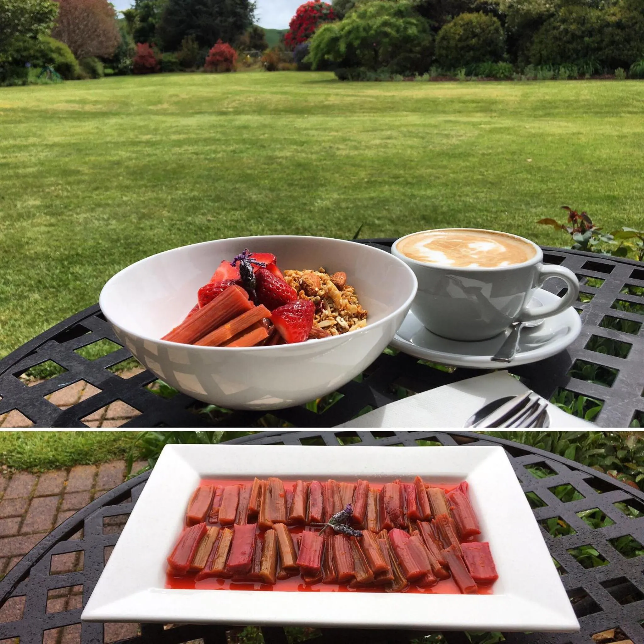 Breakfast in Whakaipo Lodge