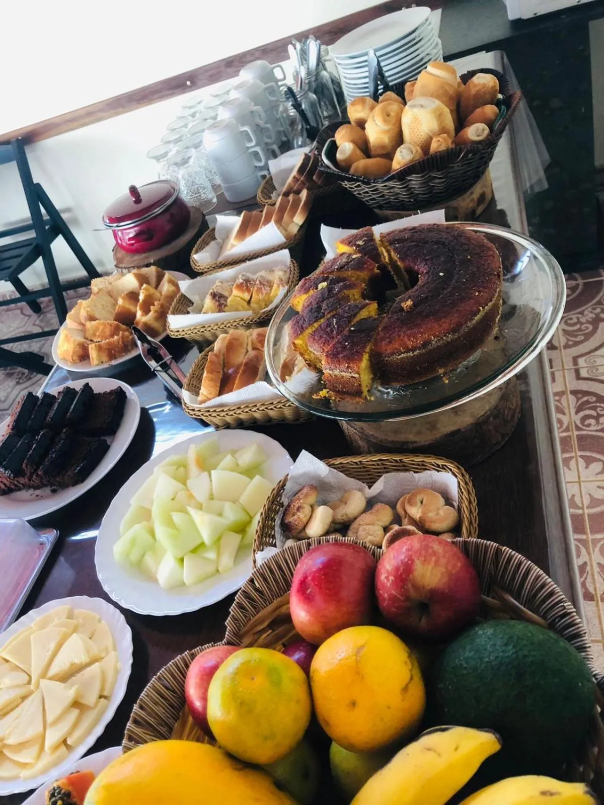 Breakfast in Pousada Licuri
